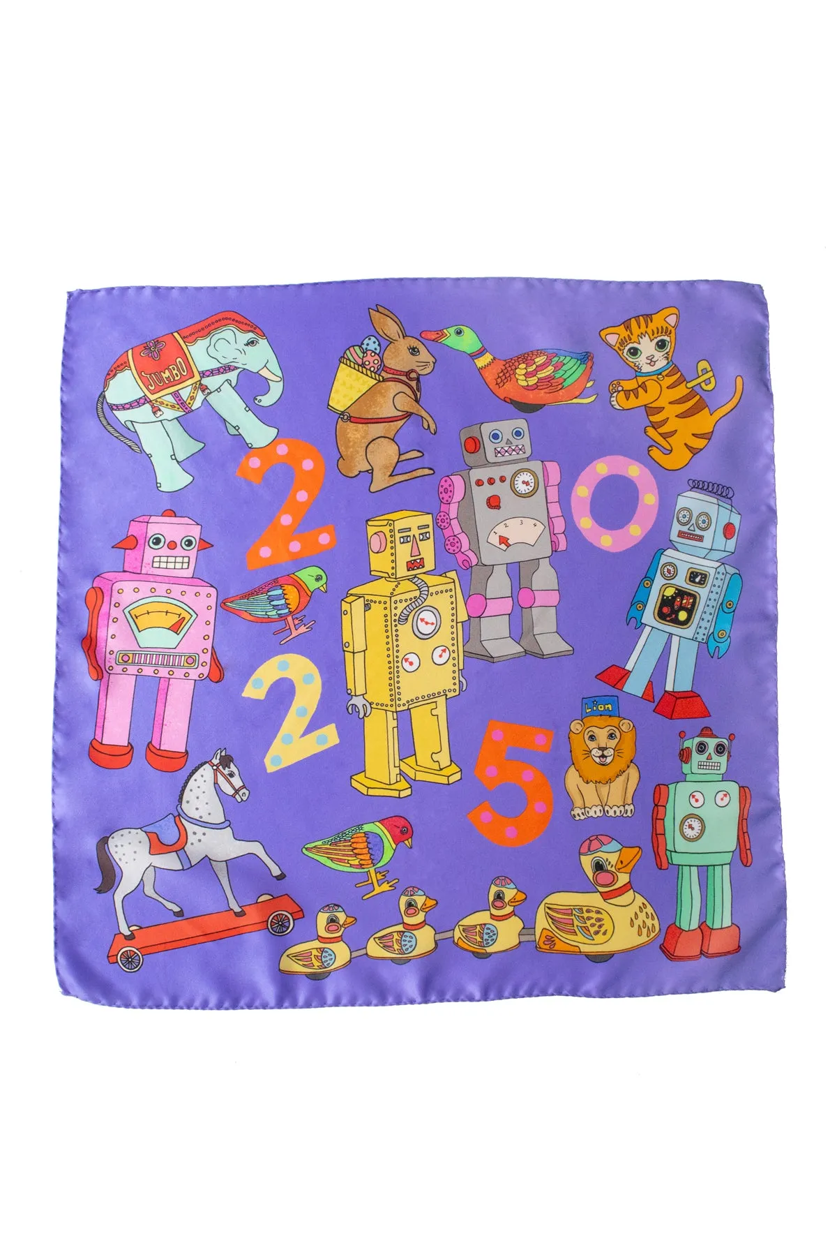 2025 Calendar Silk Scarf