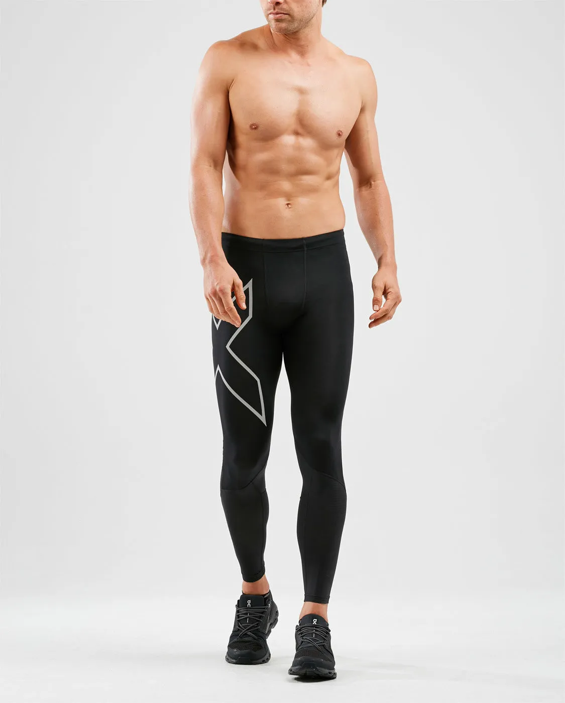 2XU Run Dash Compression Tights - Grey