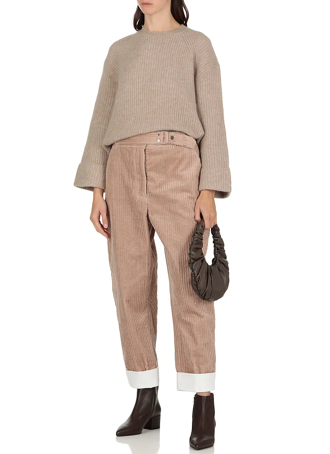 3.1 Phillip Lim Belted High-Waist Trousers