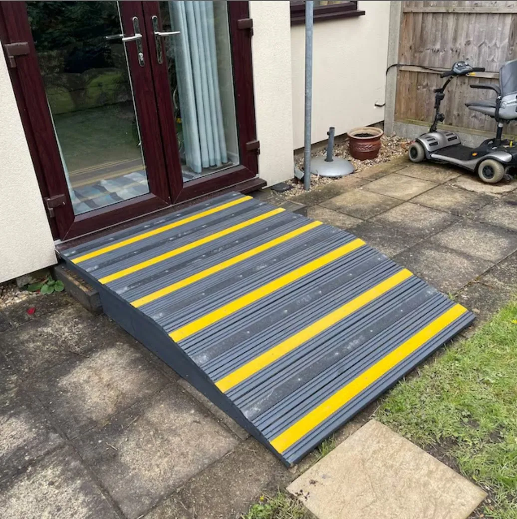 50mm Wide Non-Slip Anti-Skid Decking Strips - Safety and Style for Outdoor Space - YELLOW