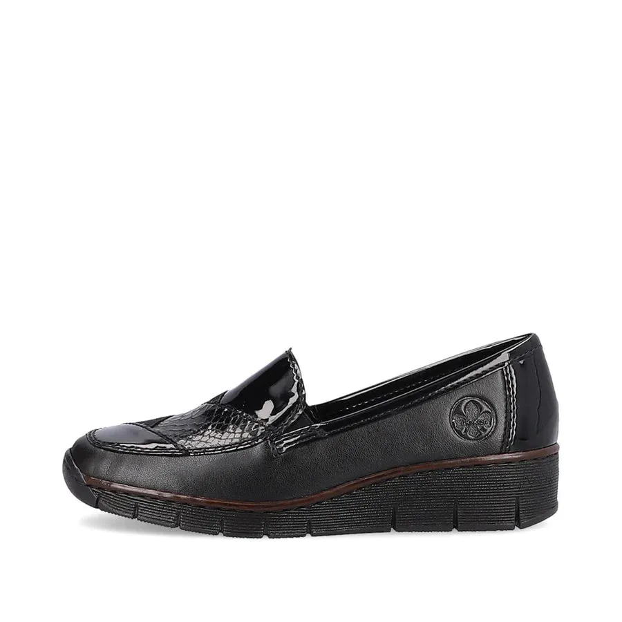 53785-00 Patent Black Slip On