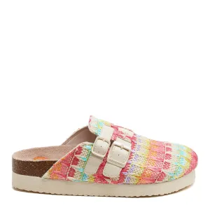 Abel Plus Pink Multi Clogs