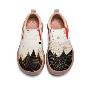 Abstract Christmas Tree Slip On