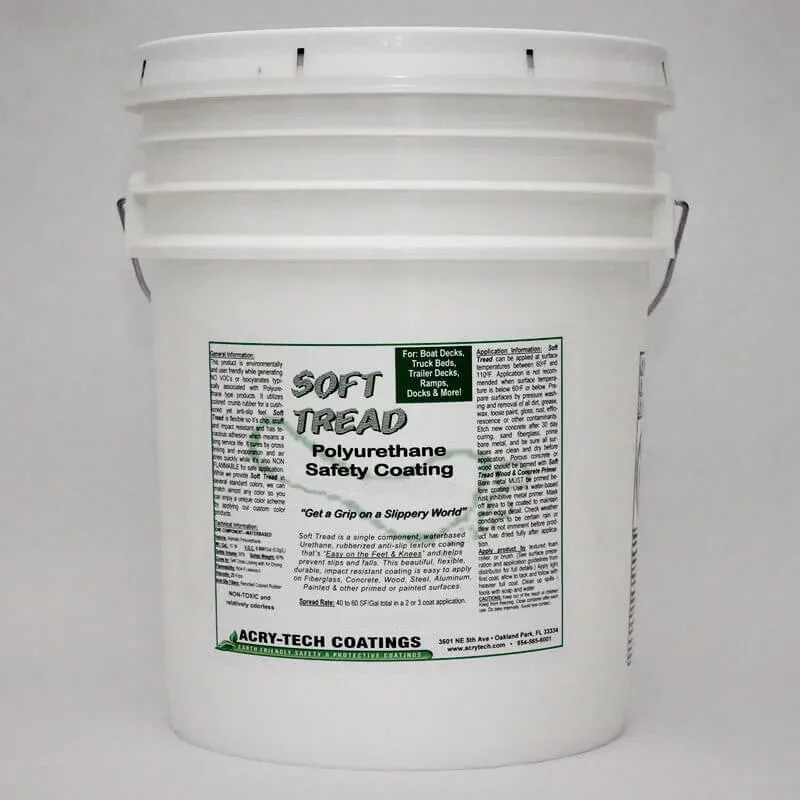 Acry-Tech Soft Tread 5 US Gallons - White *Special Order*