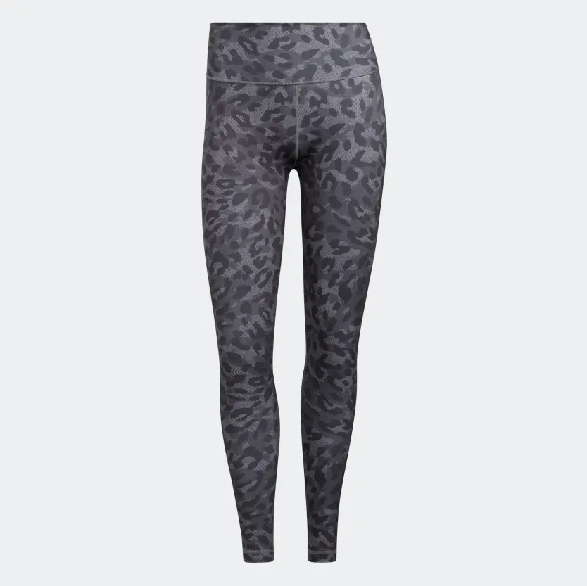 Adidas Believe This 2.0 Graphic Long Tights Grey Three Black GP7667