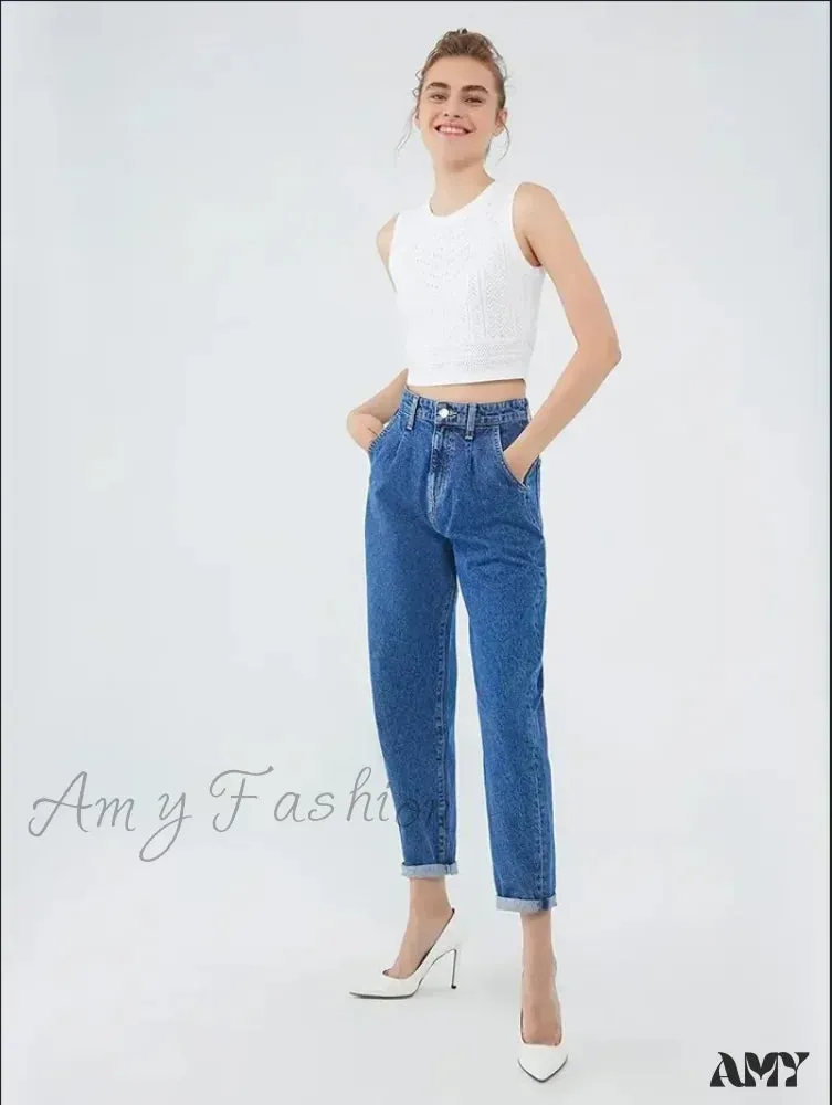 Amy Fashion - High Waist Straight