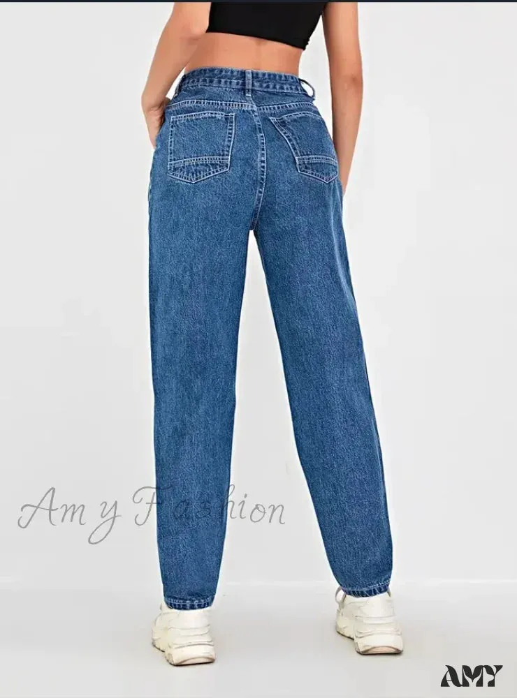 Amy Fashion - High Waist Straight