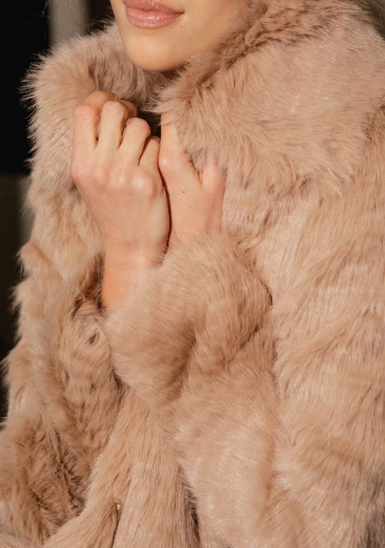 Anastasia Faux Fur Coat