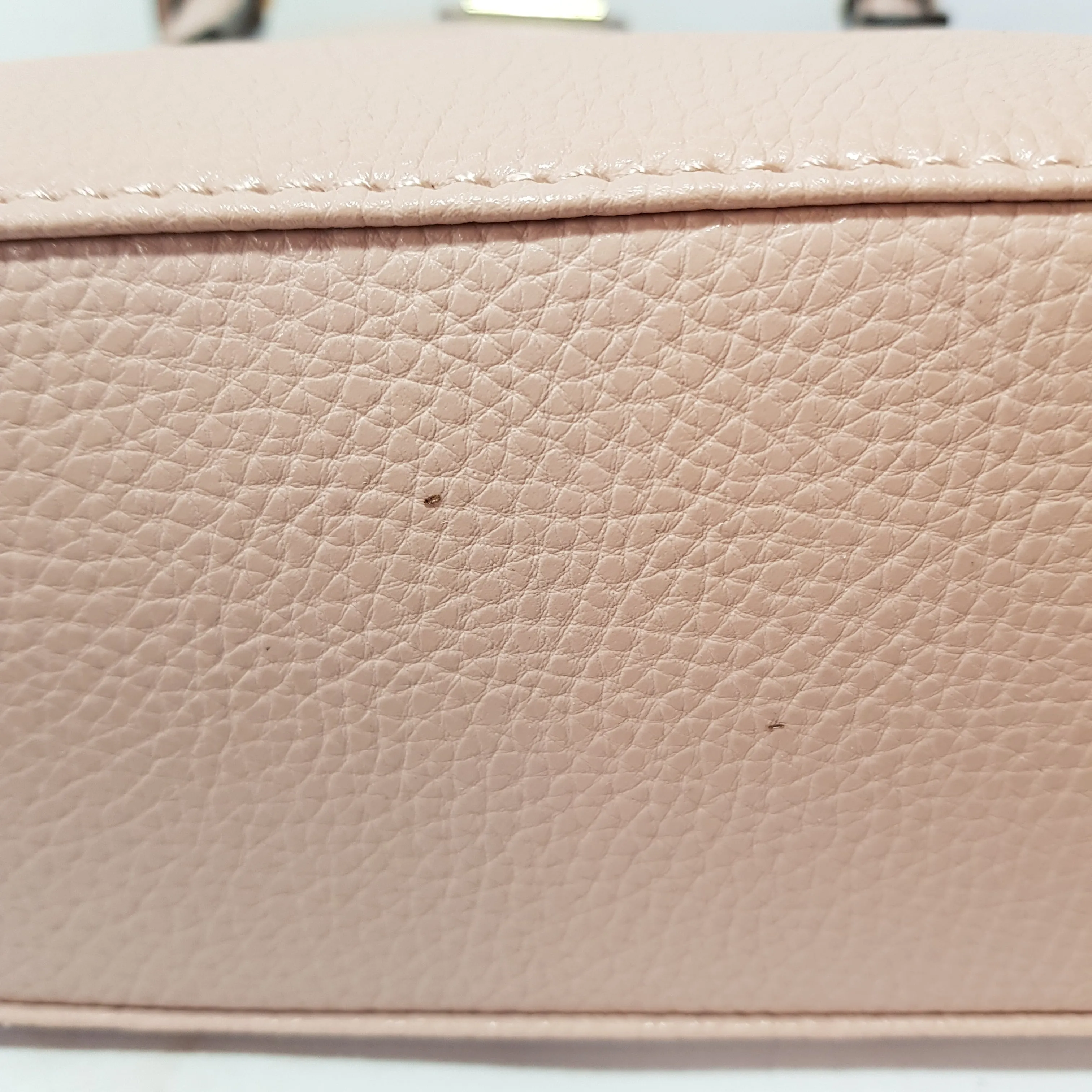 Anne Klein Mauve Leatherette Shoulder Bag | Brand New |