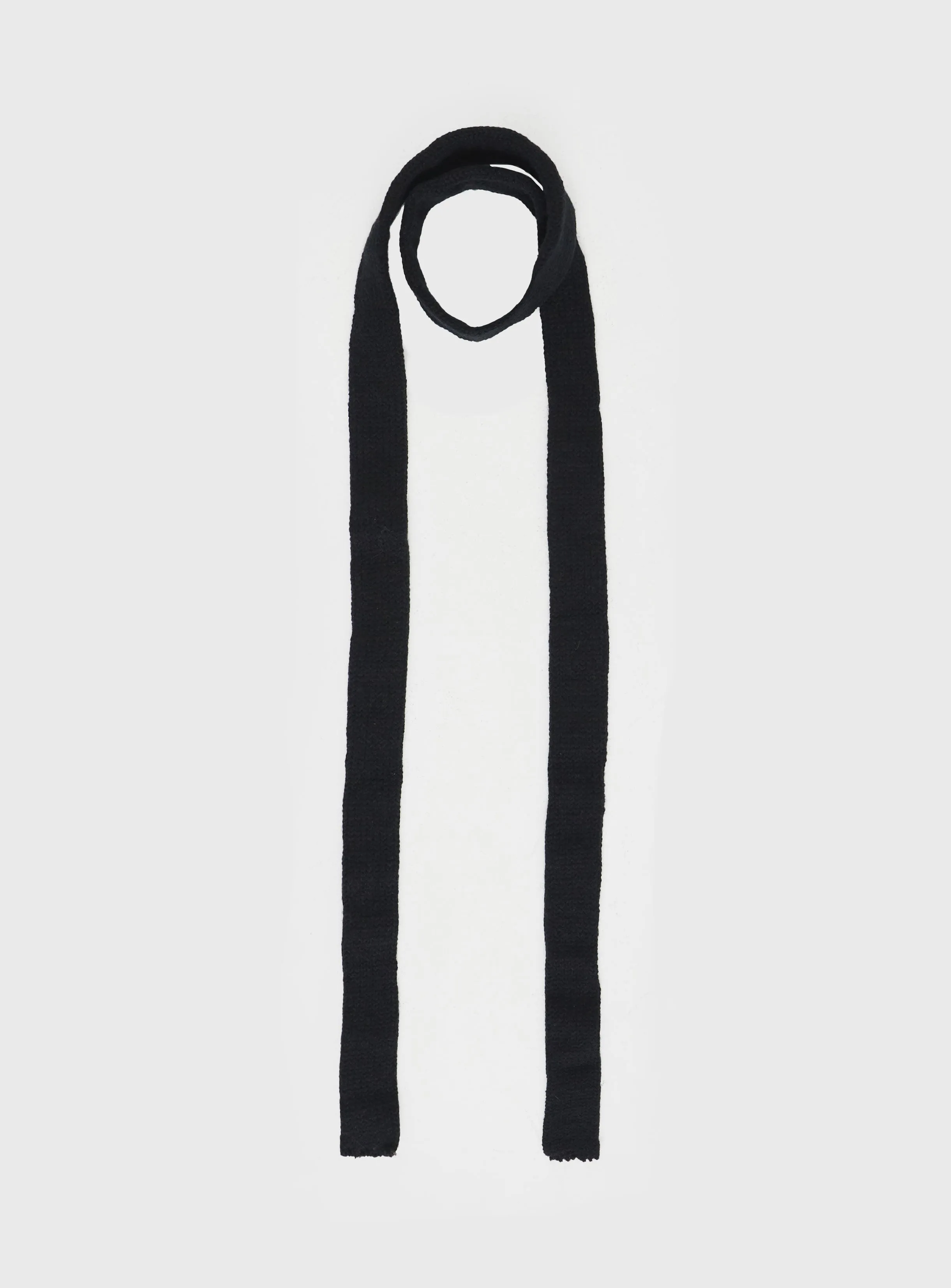 Avenue Skinny Scarf Black