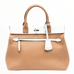 Bicolor Satchel Bag - Toy