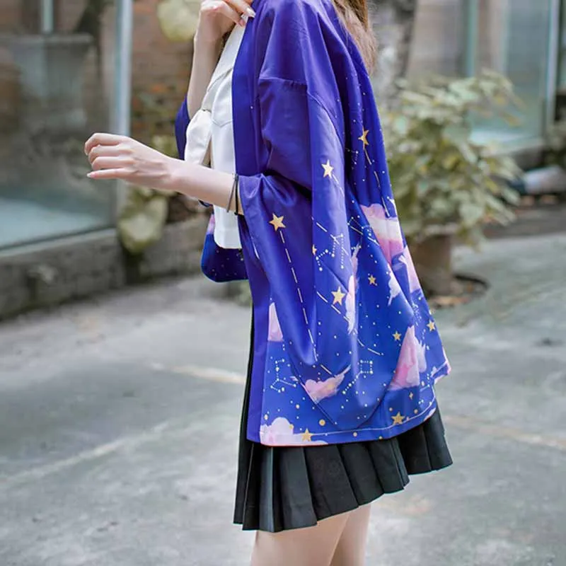 Blue Kimono Jacket