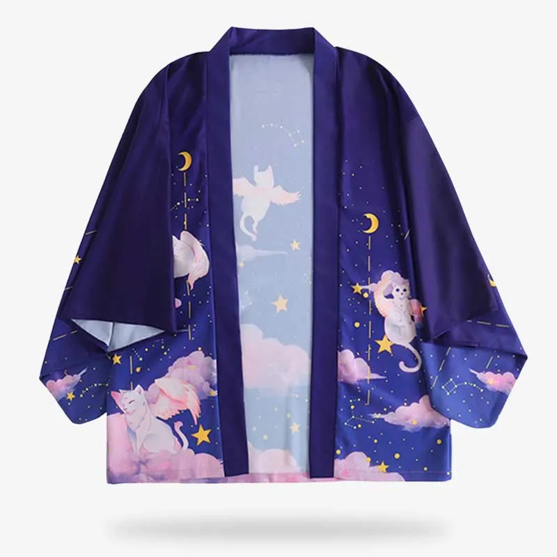 Blue Kimono Jacket