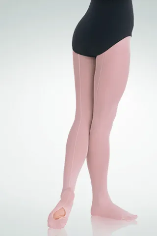 BODY WRAPPERS BACKSEAM CONVERTIBLE MESH TIGHTS-CHILDREN'S