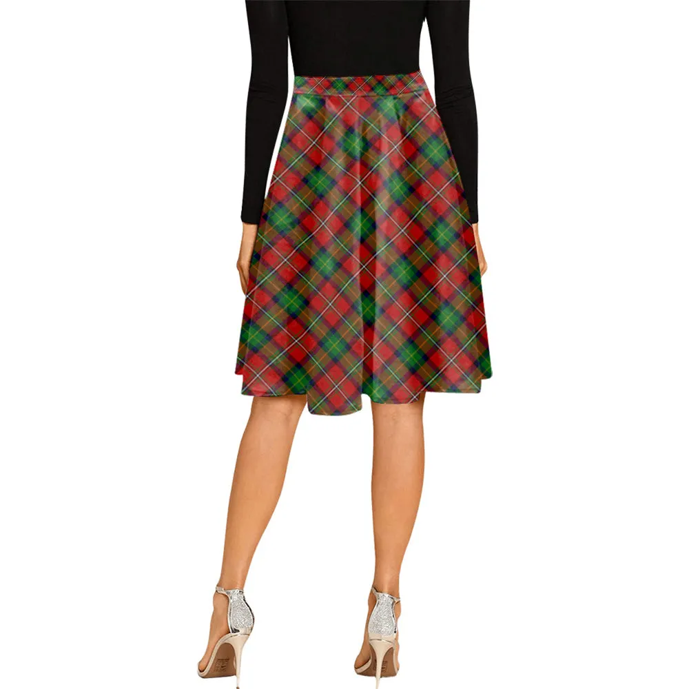 Boyd Tartan Melete Pleated Midi Skirt