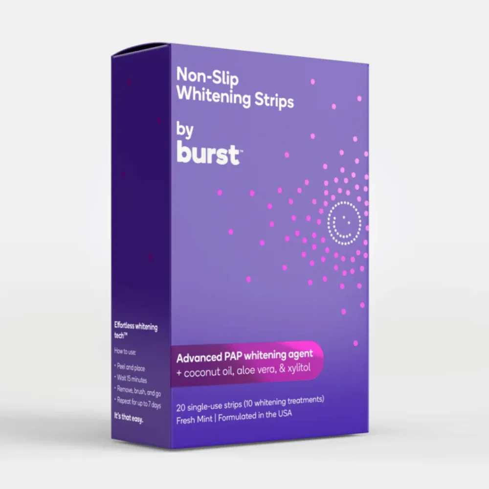 Burst Non-Slip Whitening Strips (PAP)