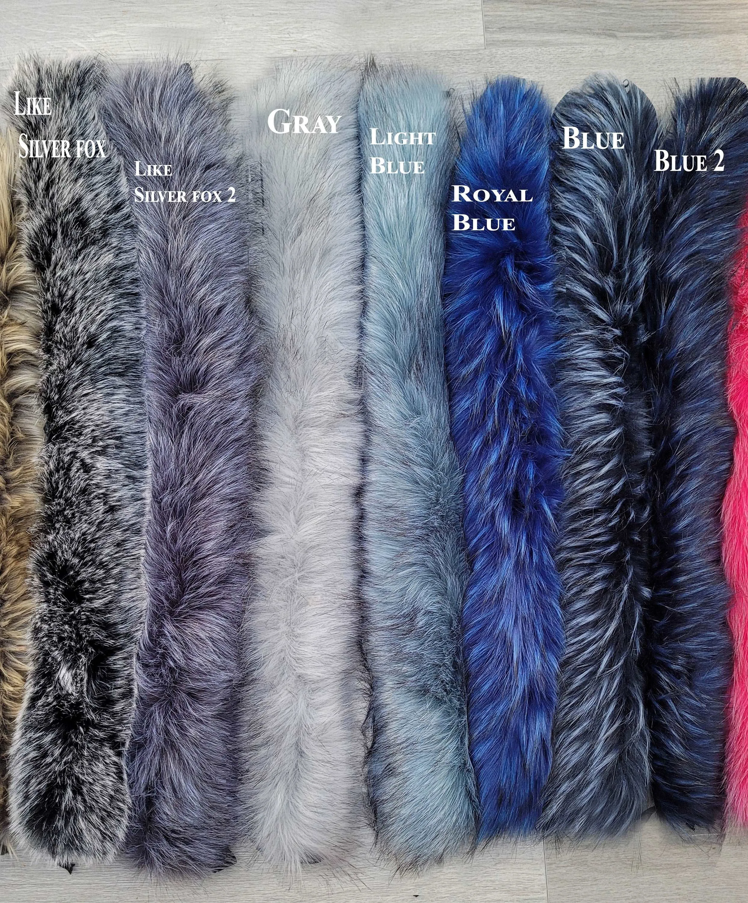 BY ORDER Faux Fur Vegan Trim Hood 60-80 cm, Faux Fur Collar Trim, Fur Fabric, Fur Ruff, Faux Fur Hood, Hood Fur Jacket, Fur stripe, Fur Trim