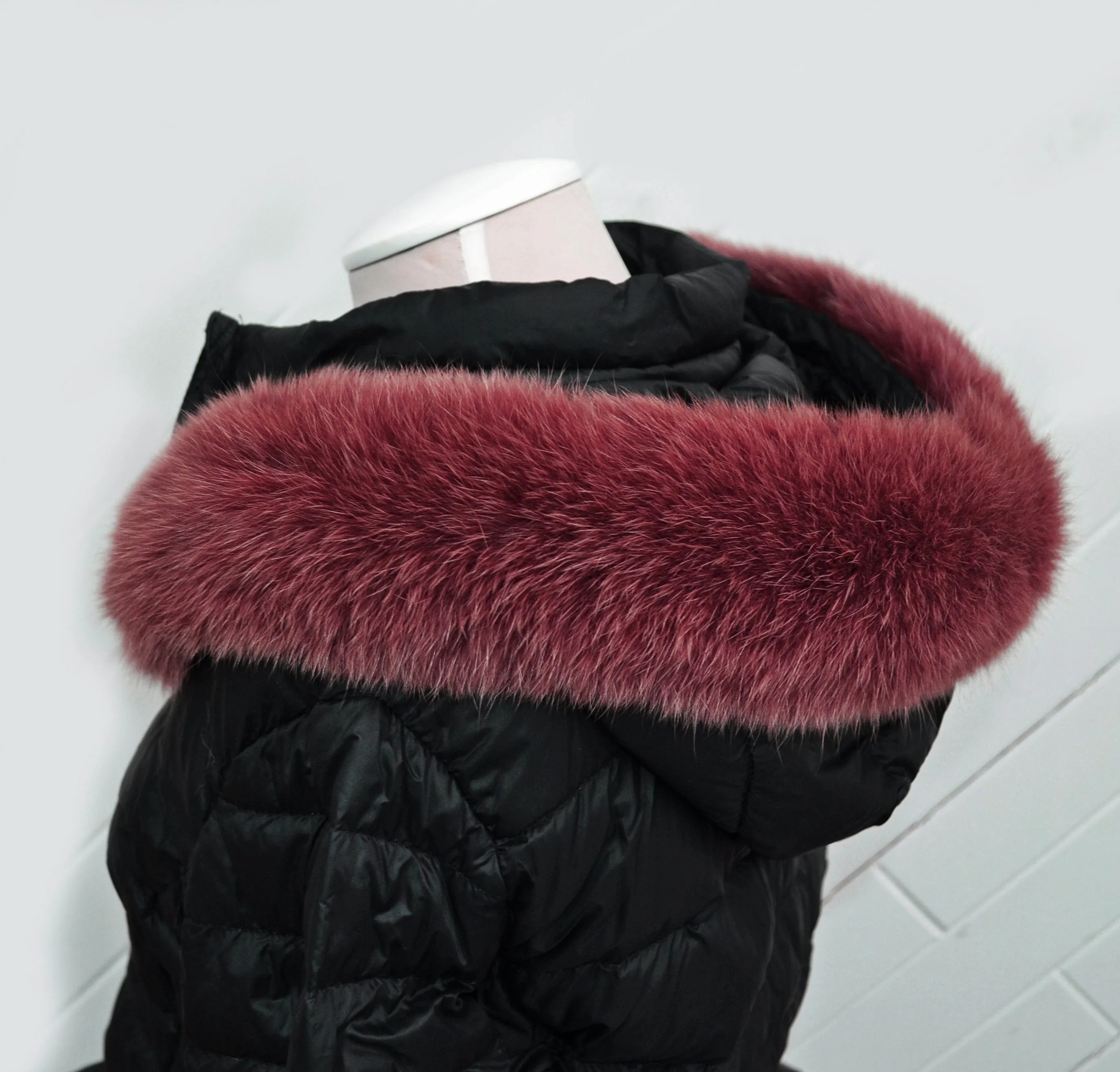 BY ORDER, Real Fox Fur (not Tail) Trim Hood, Fur collar trim, Fox Fur Collar, Fur Scarf, Fur Ruff, Fur Hood, Fur stripe, Coat Trim