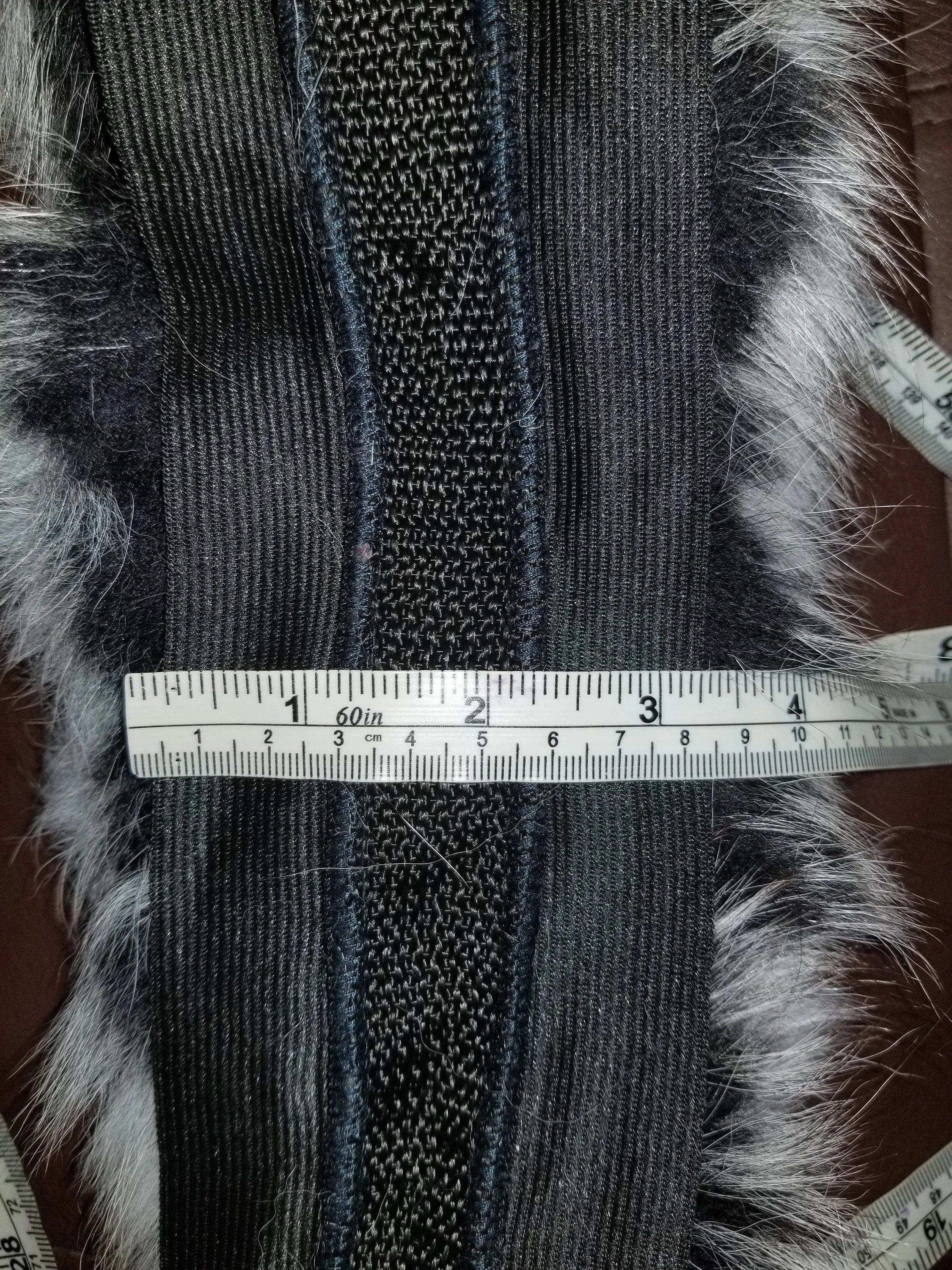 BY ORDER XL Double Real Fox Fur (Tail) Trim Hood, Fur collar trim, Fox Fur Collar, Fur Scarf, Fur Ruff, Fox Fur Hood, Hood Fur, stripe