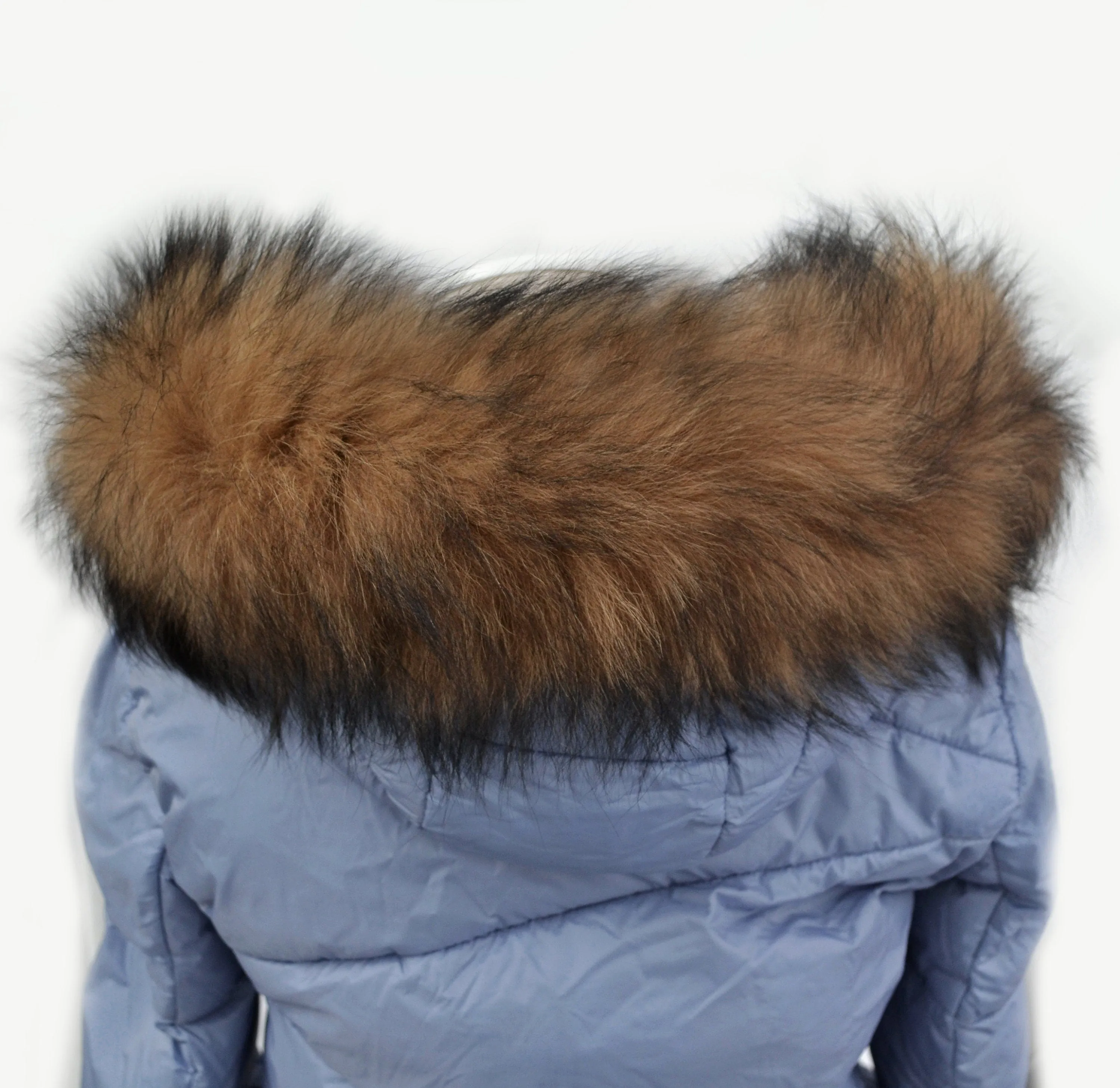 BY ORDER XL Double Real Fox Fur (Tail) Trim Hood like Raccoon, Fur collar trim, Fox Fur Collar, Fur Scarf, Fur Ruff, Fox Fur Hood, Fur