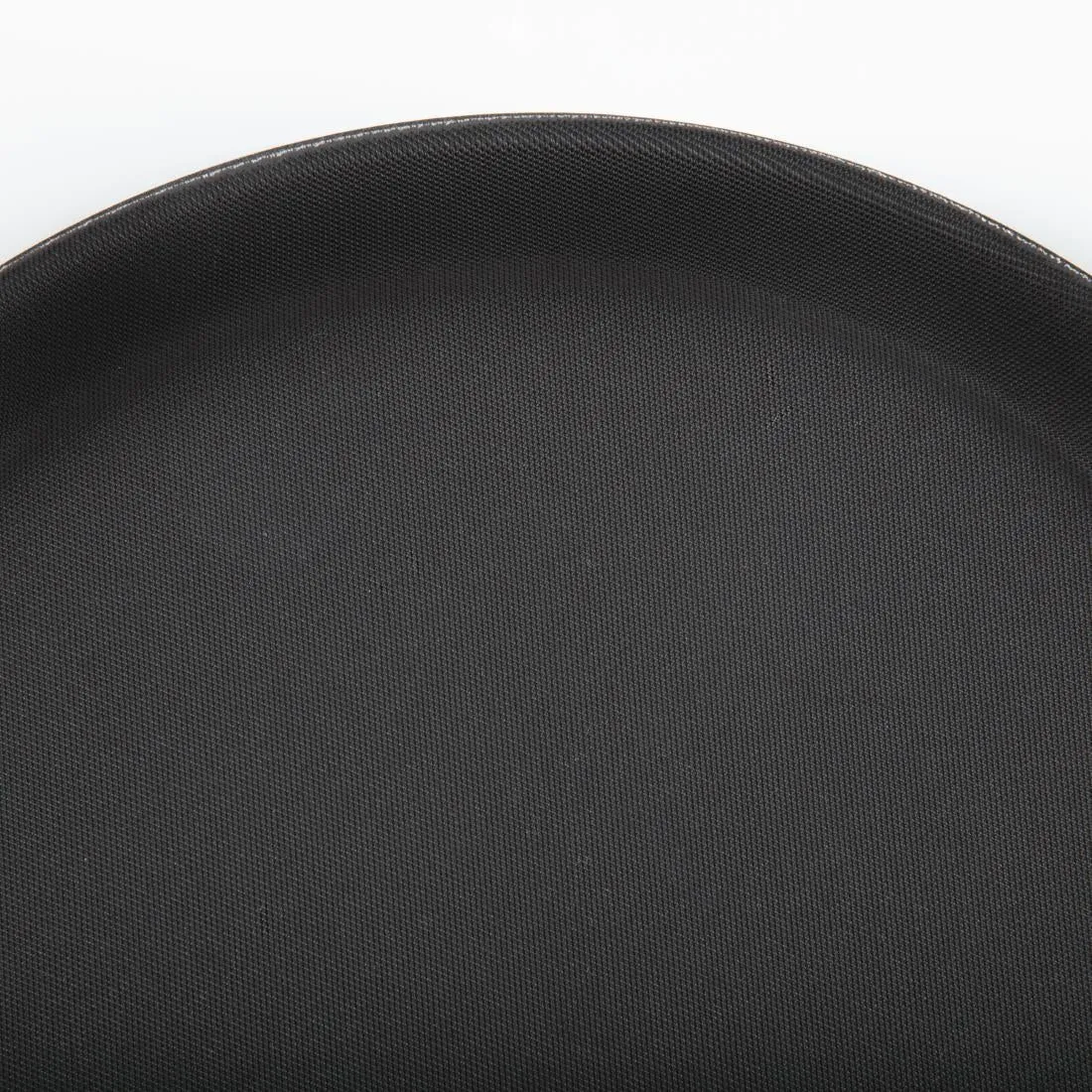 C556 Kristallon Polypropylene Round Non-Slip Tray Black 280mm