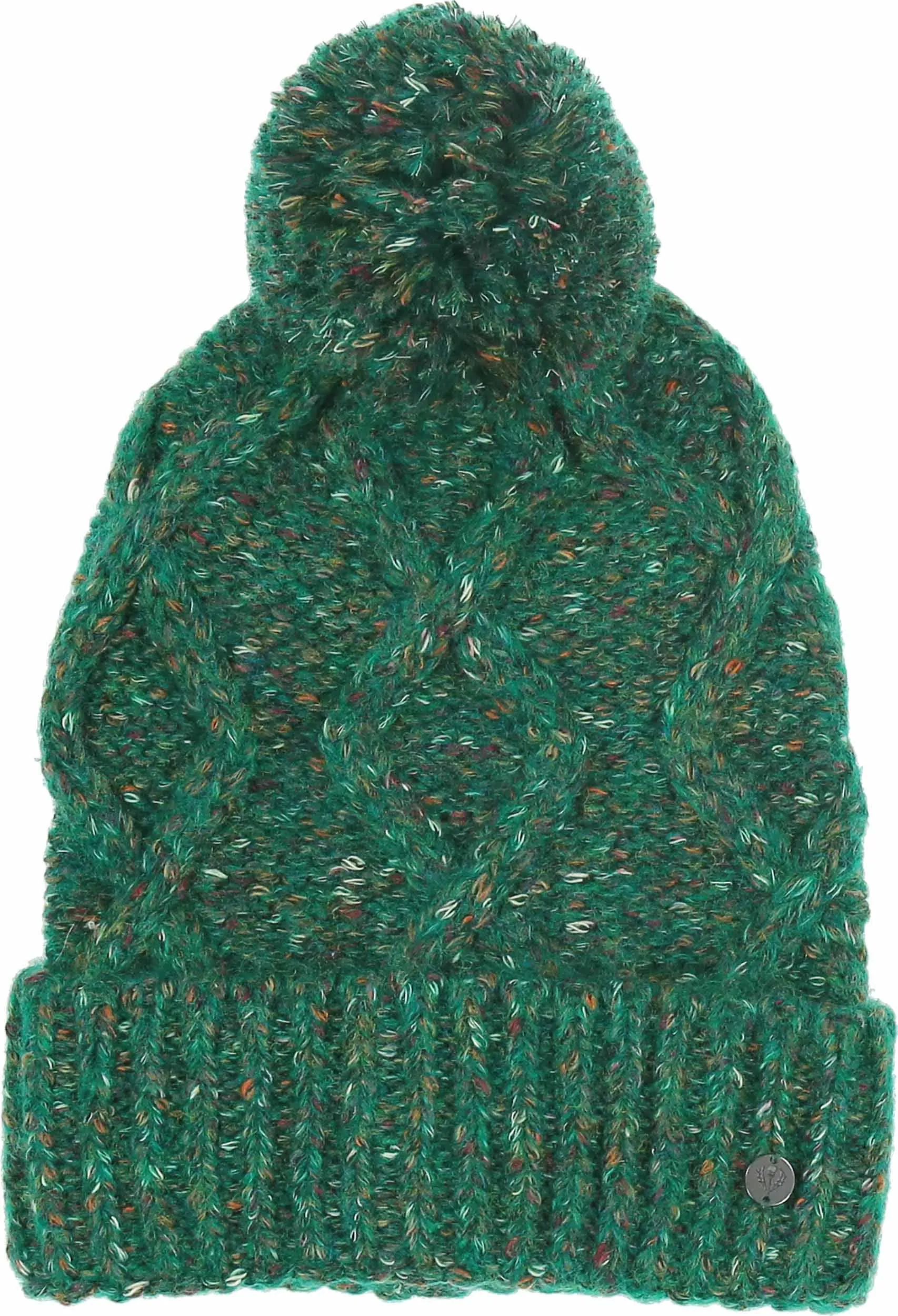 Cable Knit Christmas Beanie with Pompom