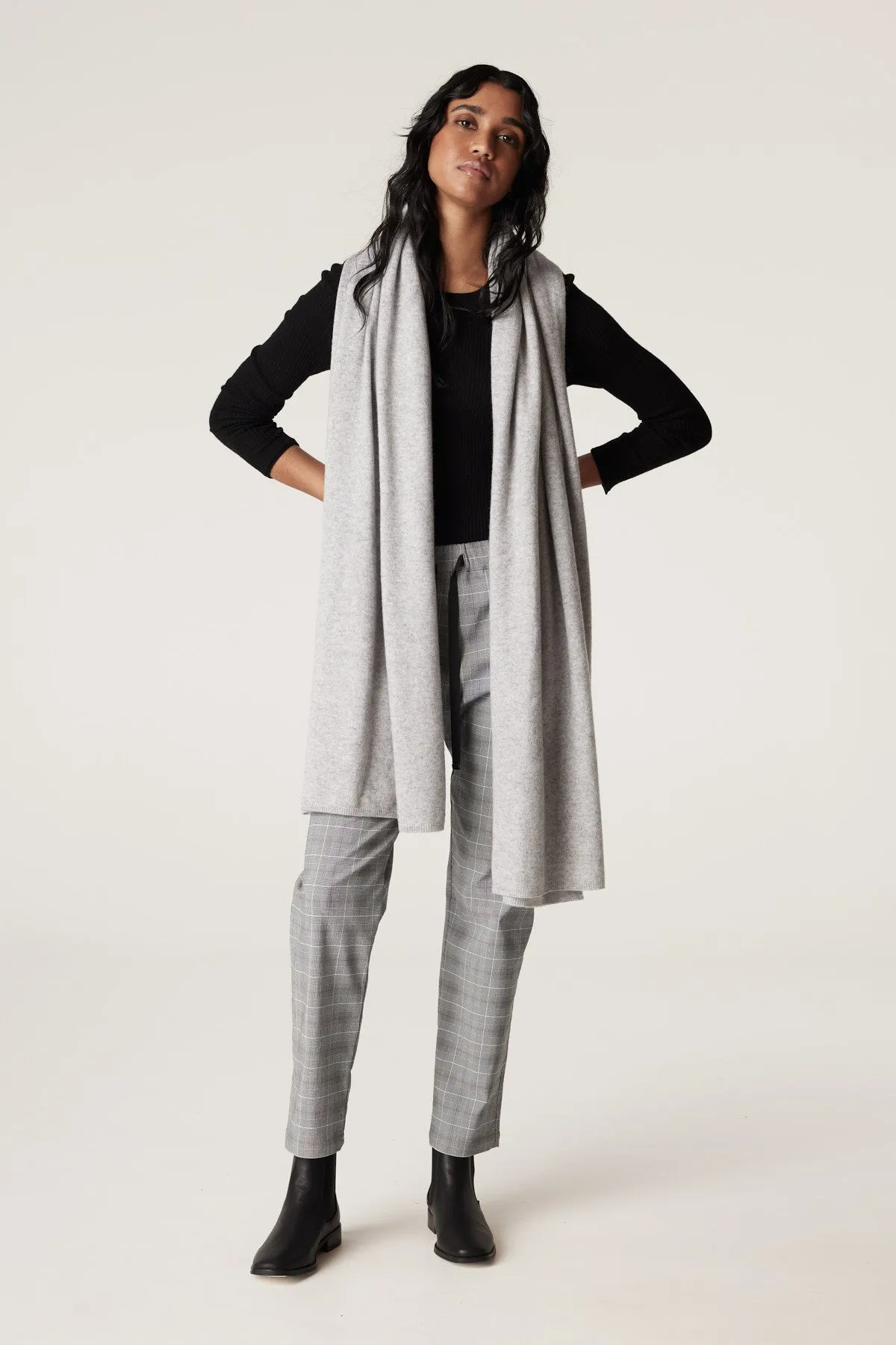 Cashwool Travel Wrap - Grey