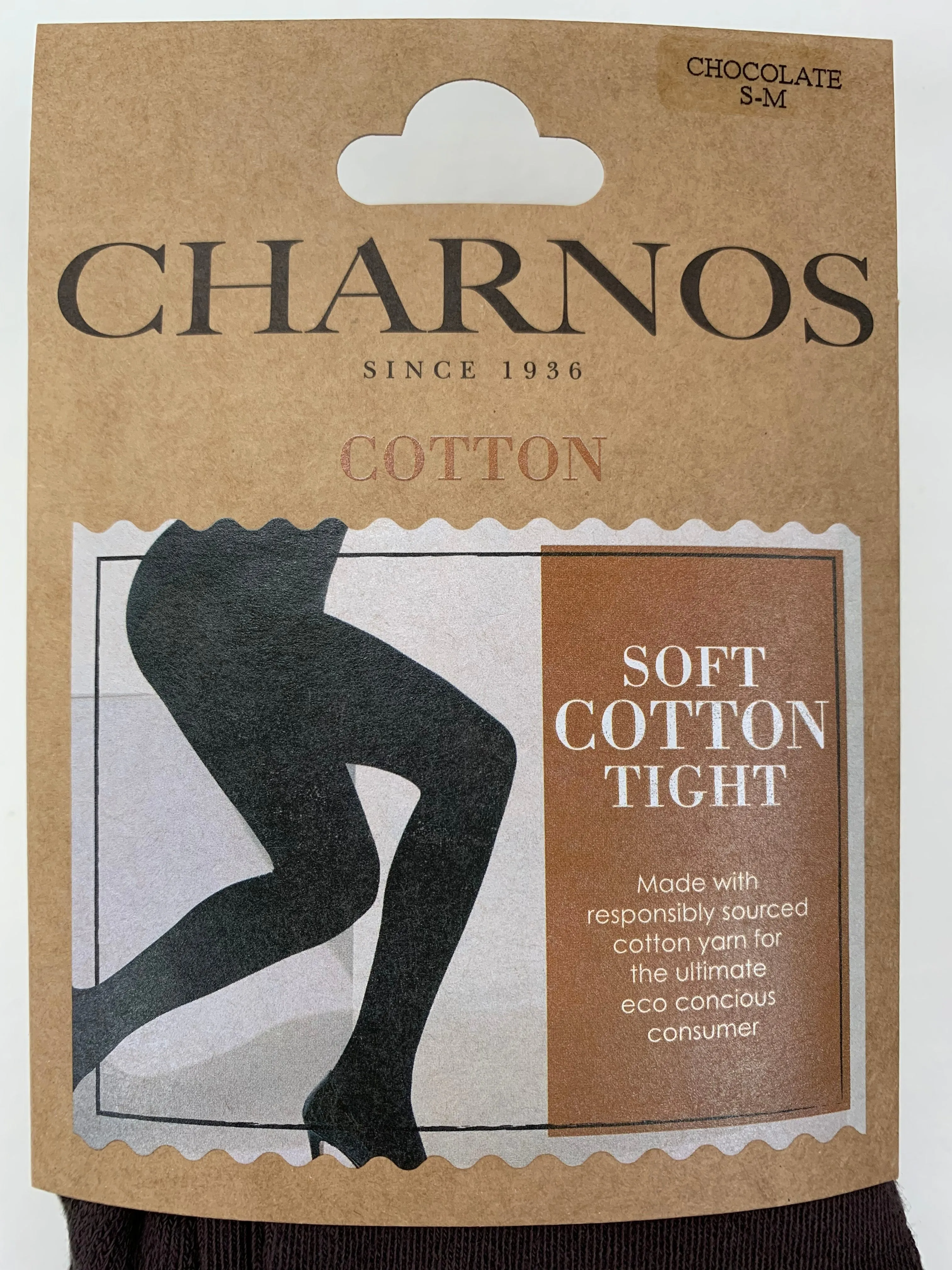 Charnos Plain Soft Cotton Opaque Tights