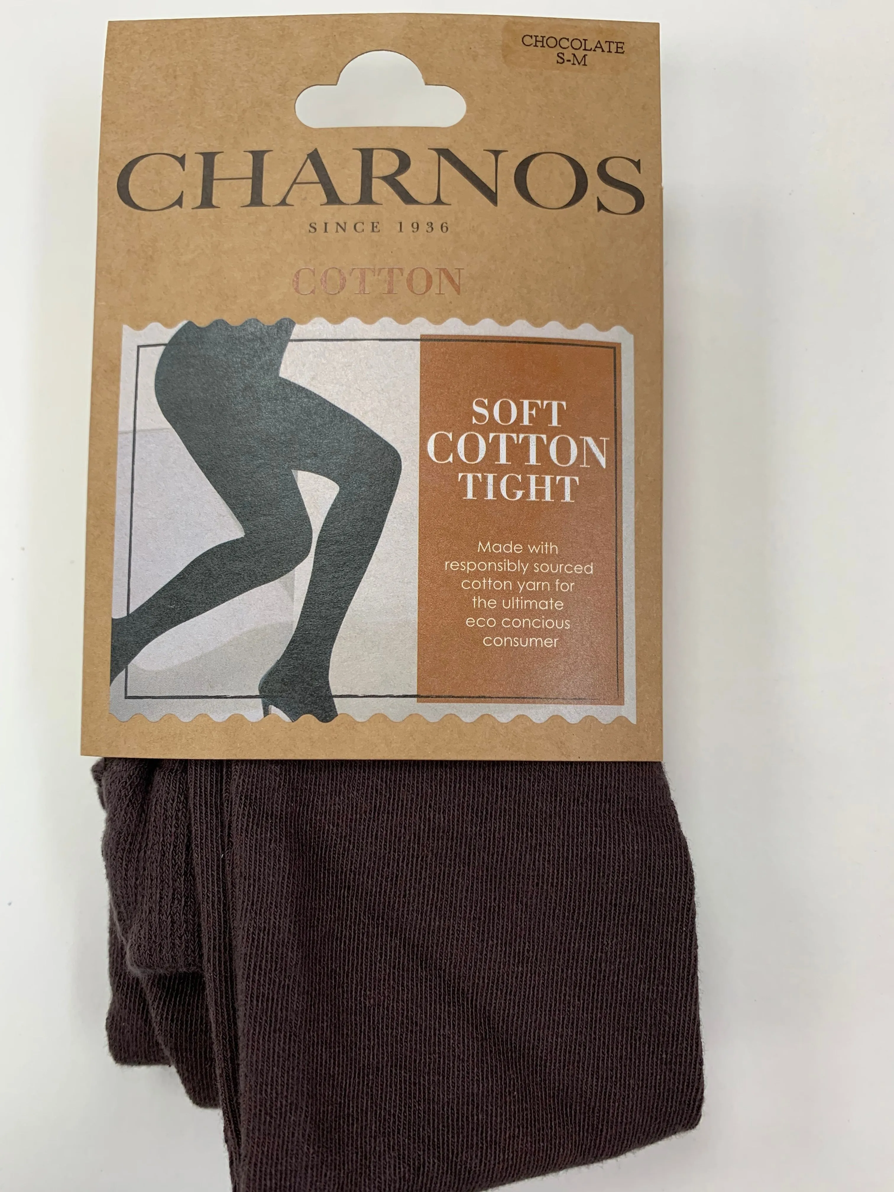 Charnos Plain Soft Cotton Opaque Tights