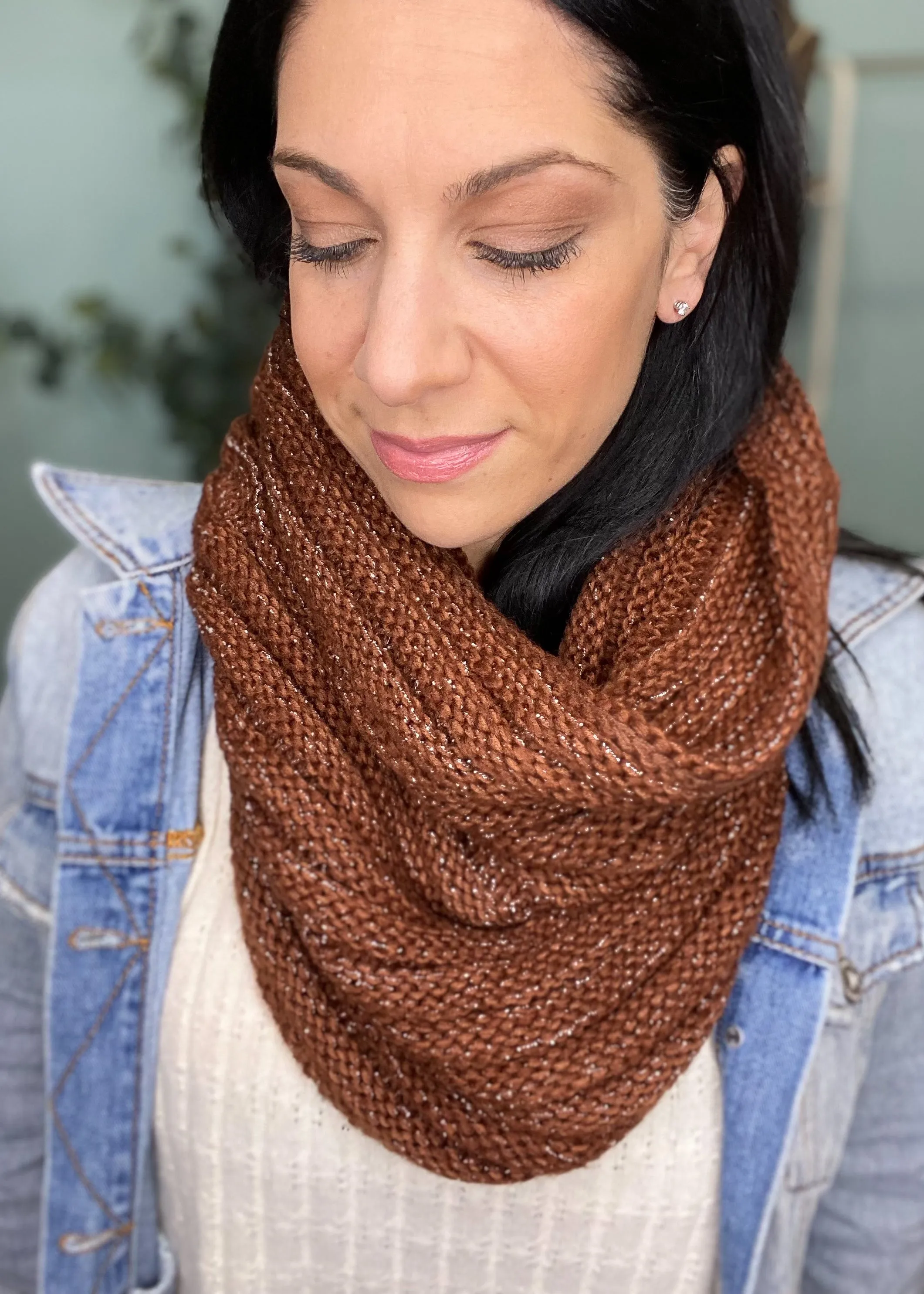 Chunky Ribbed Neck Scarf - 2 COLORS