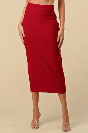 Classic Mid Length Pencil Skirt