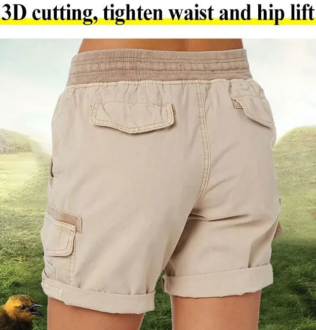 🎁Clearance Sale 49% OFF⏳Popular High Waist Women's Cargo Shorts