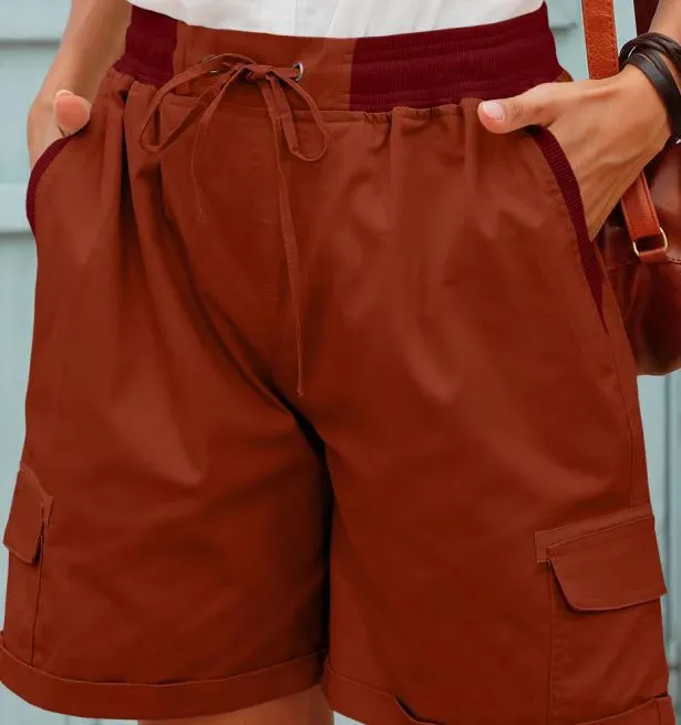 🎁Clearance Sale 49% OFF⏳Popular High Waist Women's Cargo Shorts