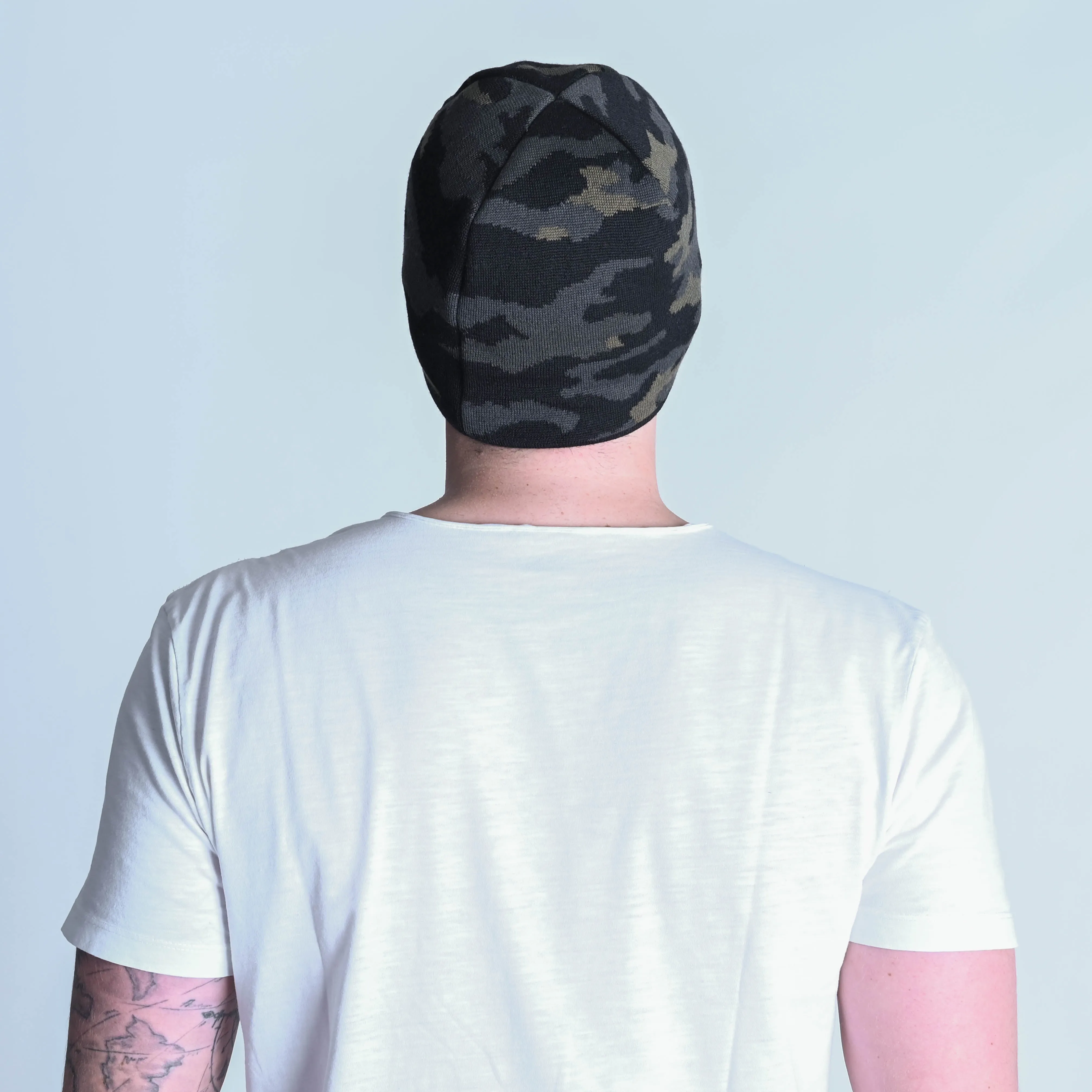 Commando Black Beanie