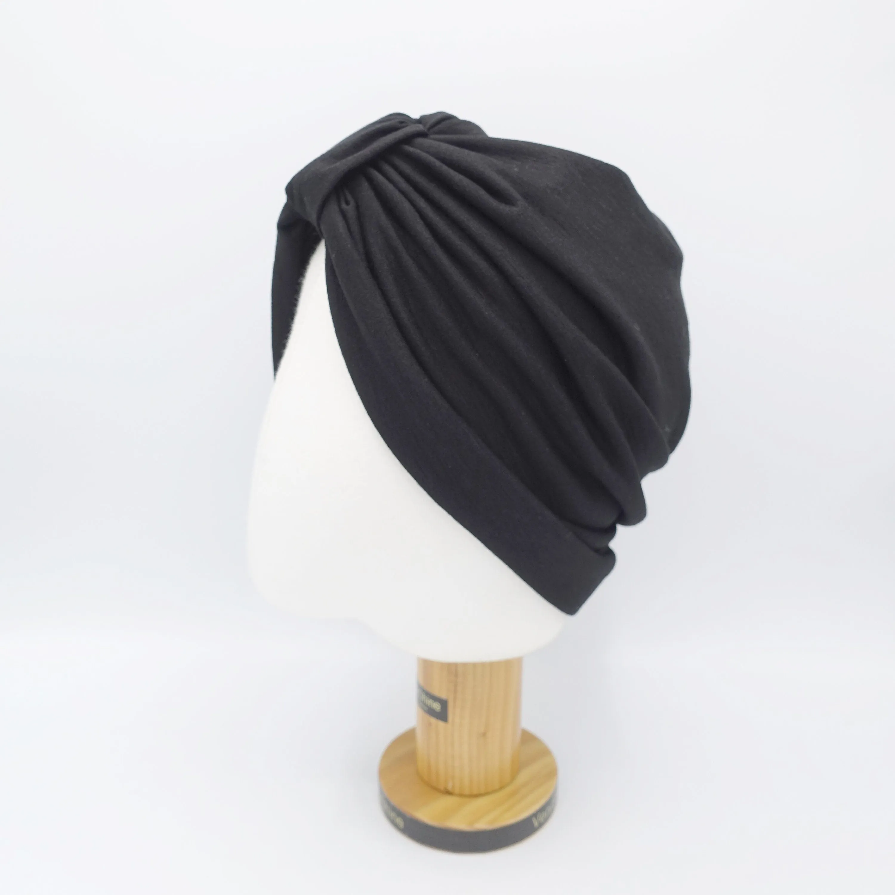 cotton pleated turban for women