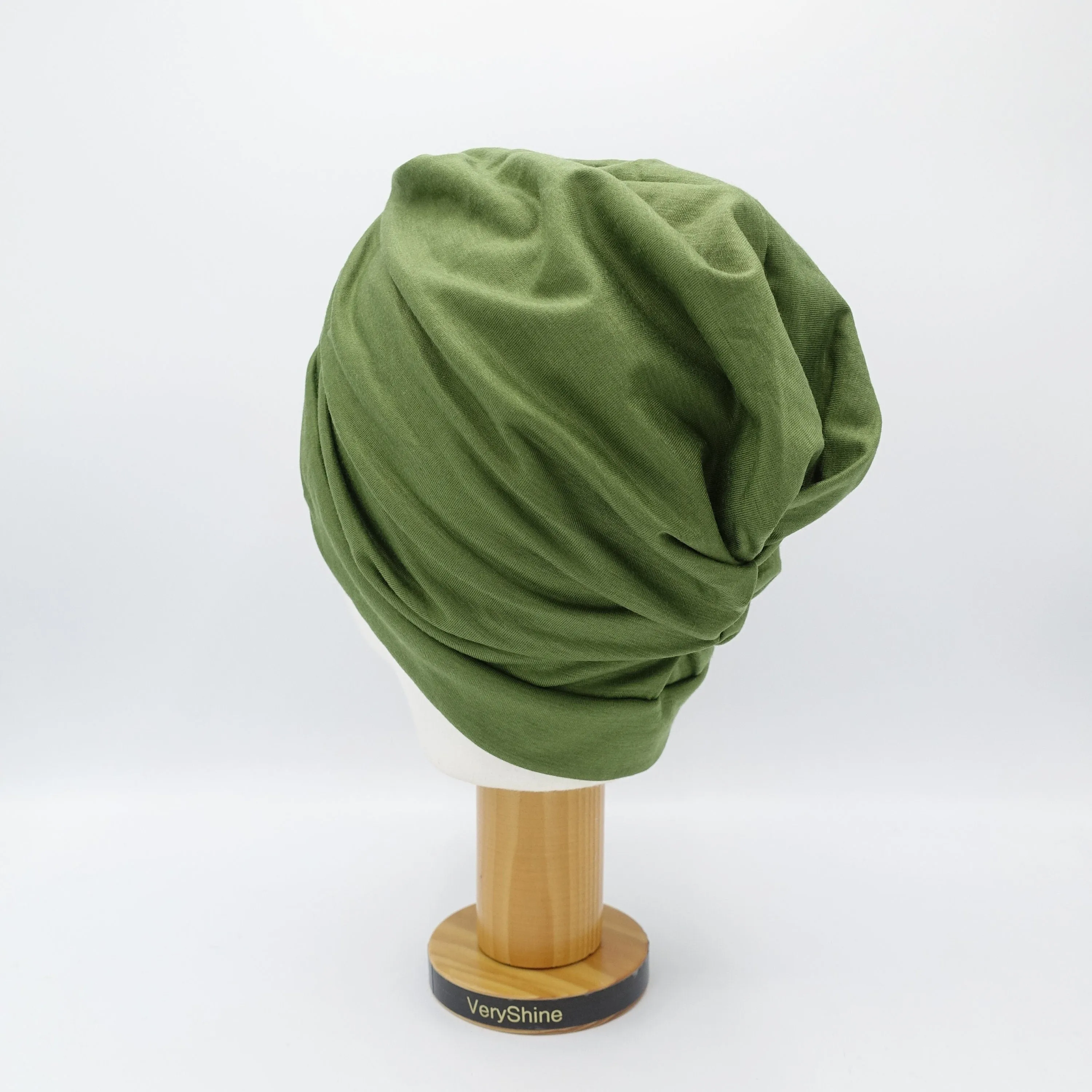 cotton pleated turban for women