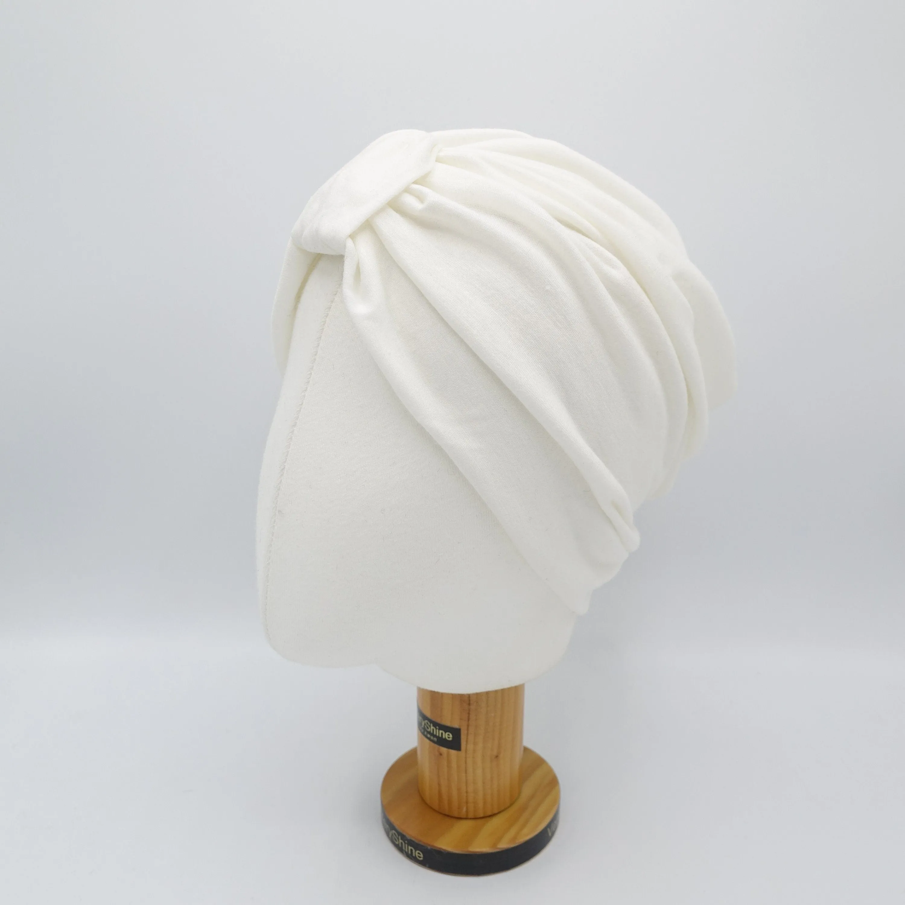 cotton pleated turban for women