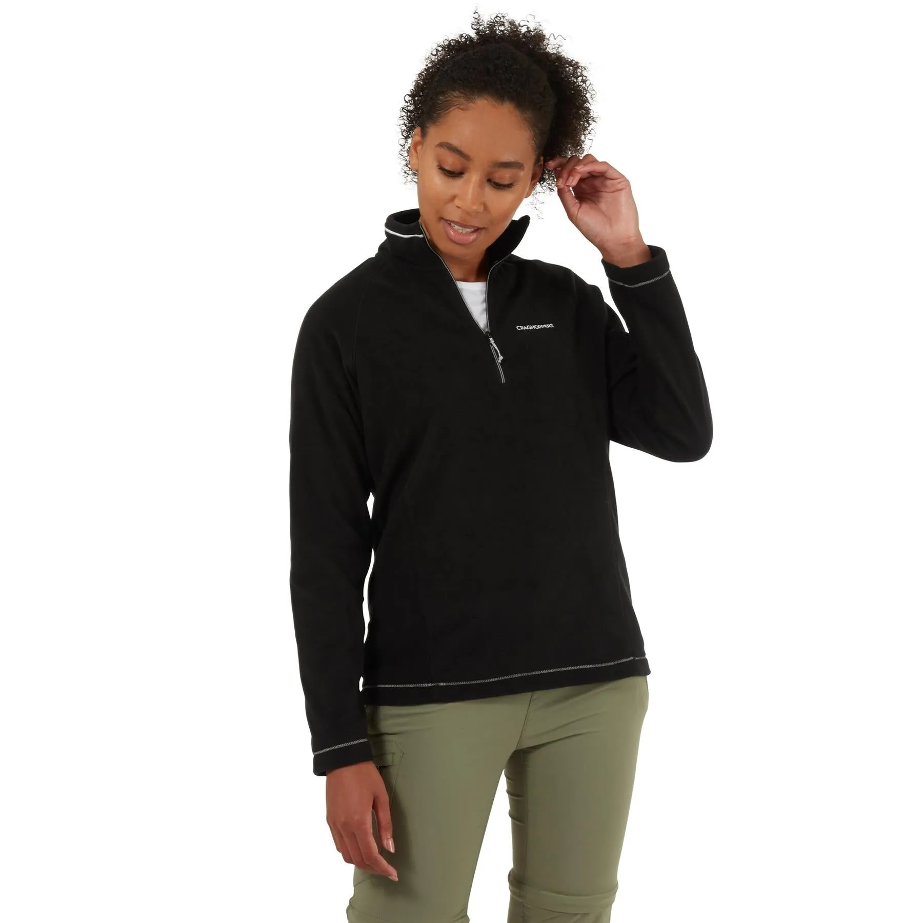 Craghoppers Miska V Womens Half Zip Long Sleeved Fleece