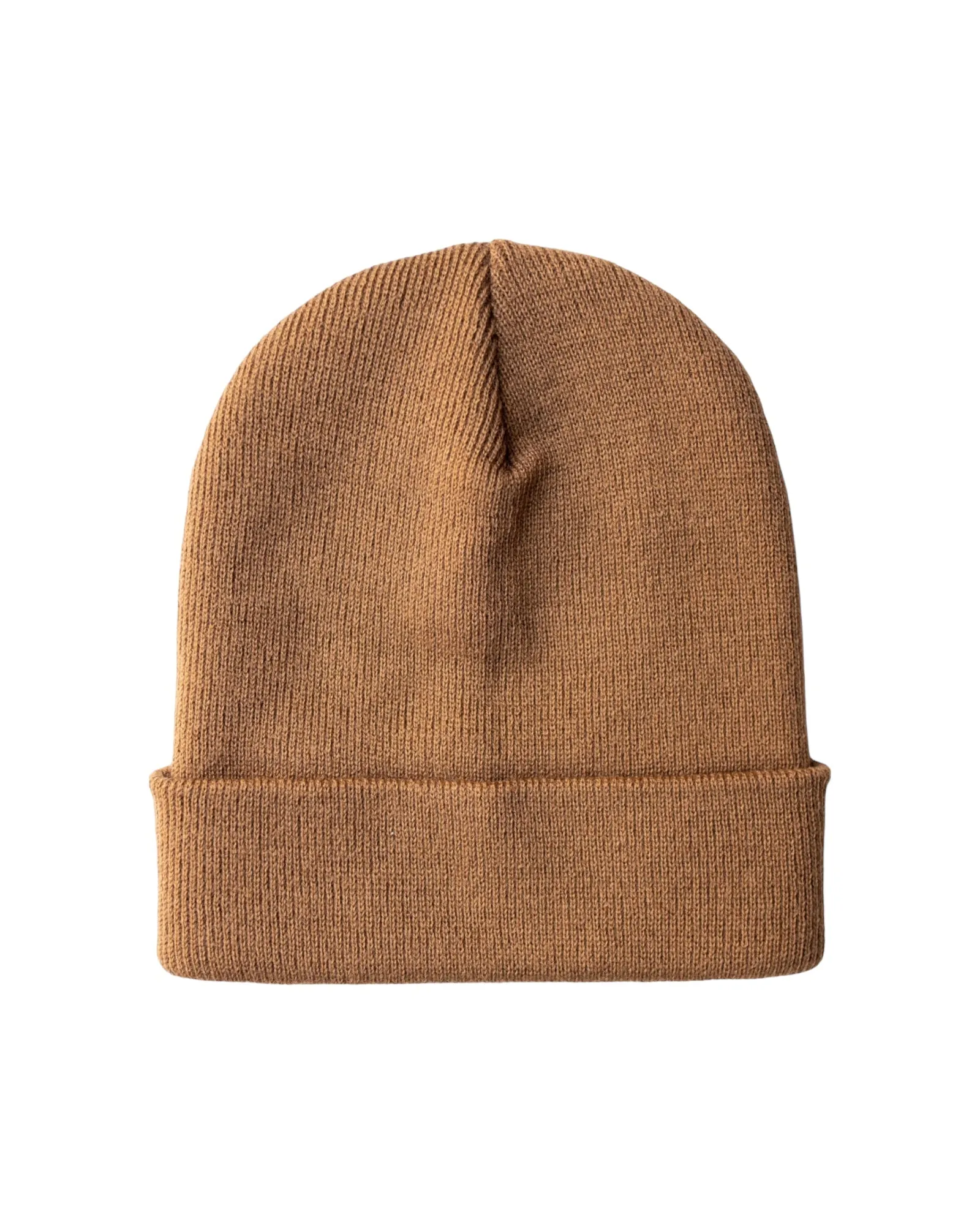 CS100 HAAKWEAR Traditional Silent Cuffed Beanie, Camel Brown