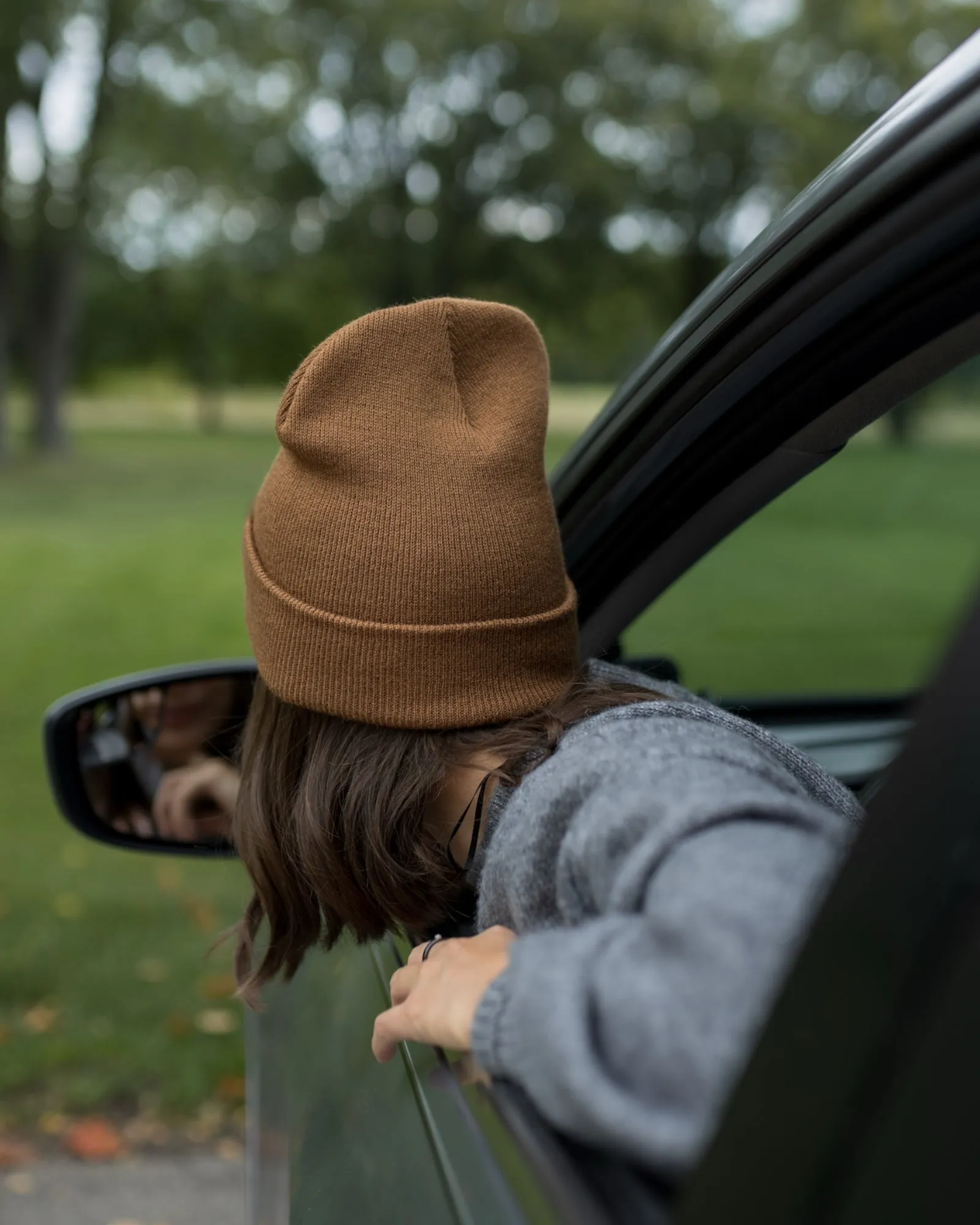 CS100 HAAKWEAR Traditional Silent Cuffed Beanie, Camel Brown