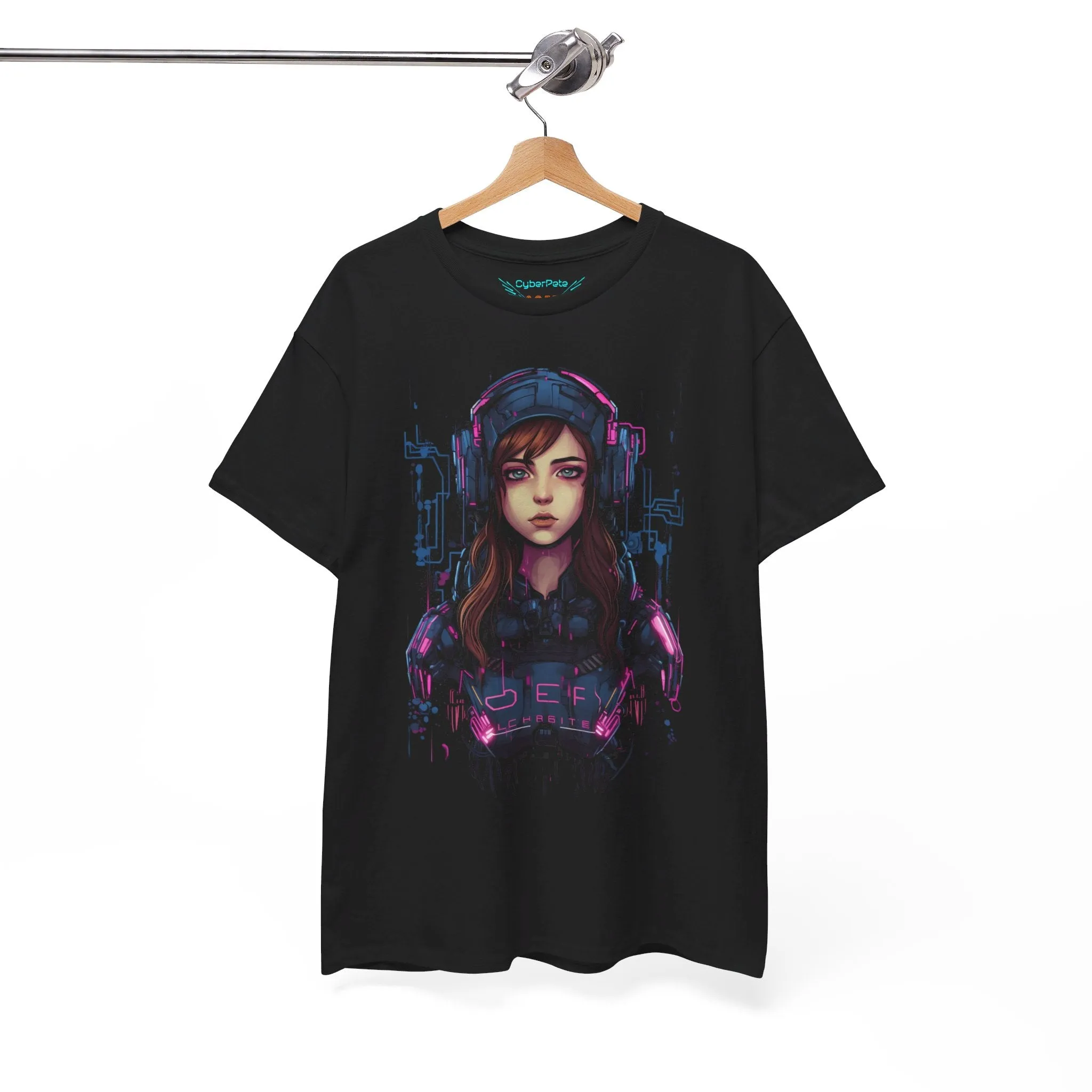 Cyber Girl T-Shirt | T-Shirt für Gamer und Cyberpunk Fans