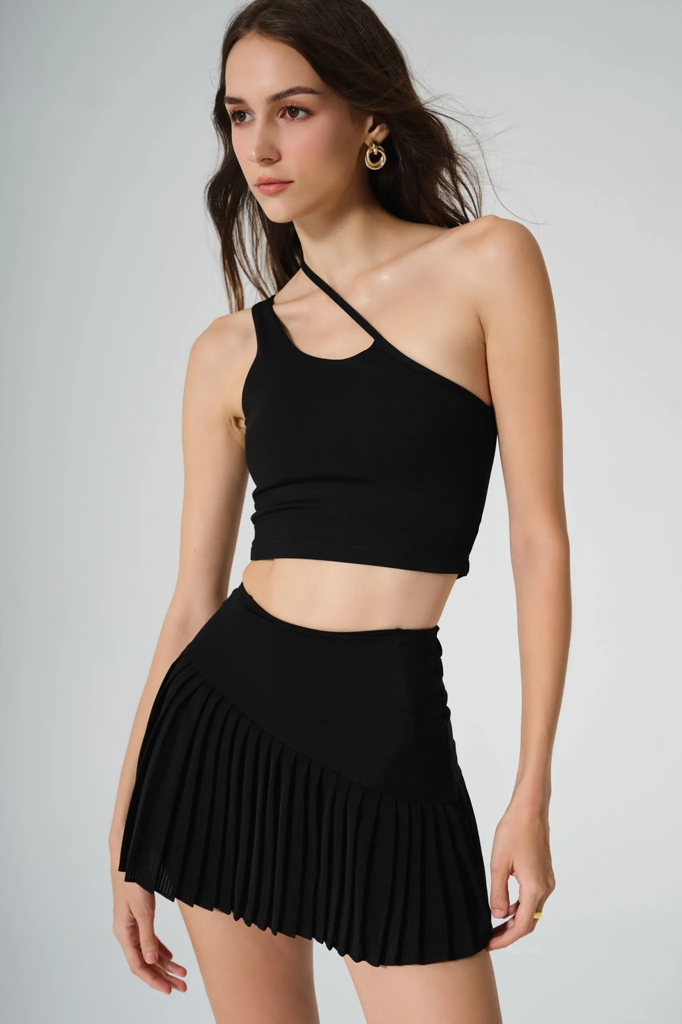 Dahlia Pleated Skirt - Black