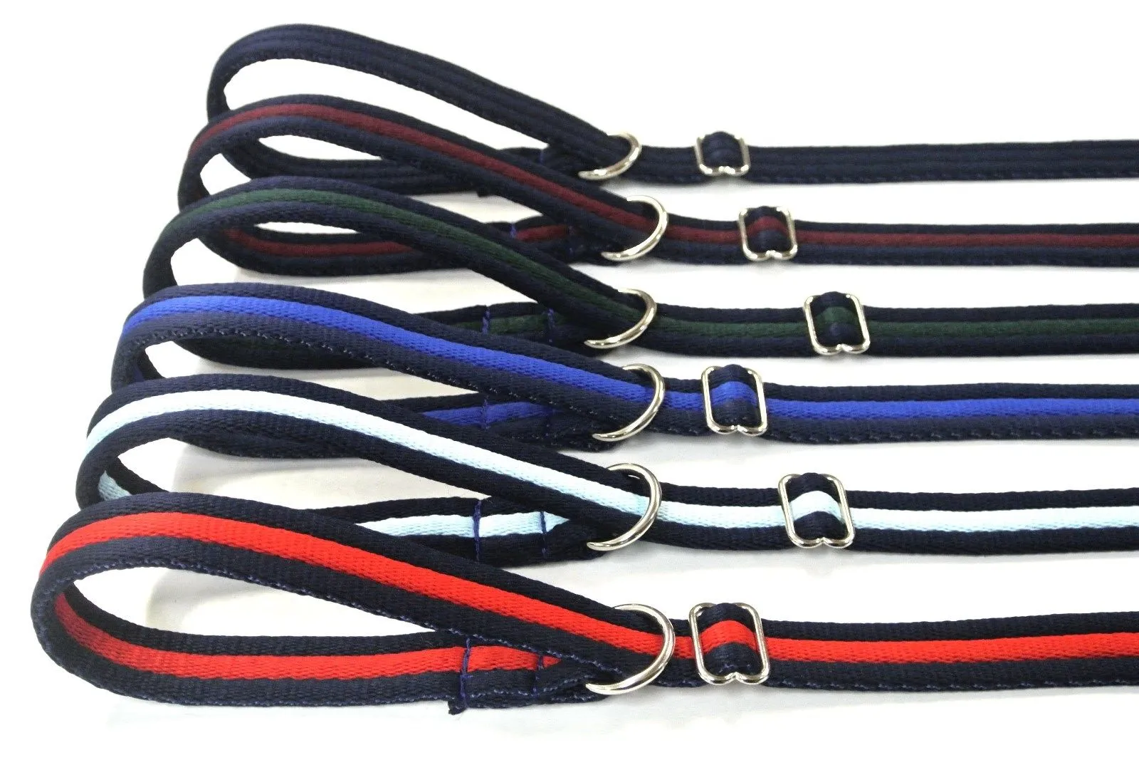 Dog Slip Leads Training Obedience Walking Leash 60"/5ft Long 20mm 25mm Air Webbing 24 Colours