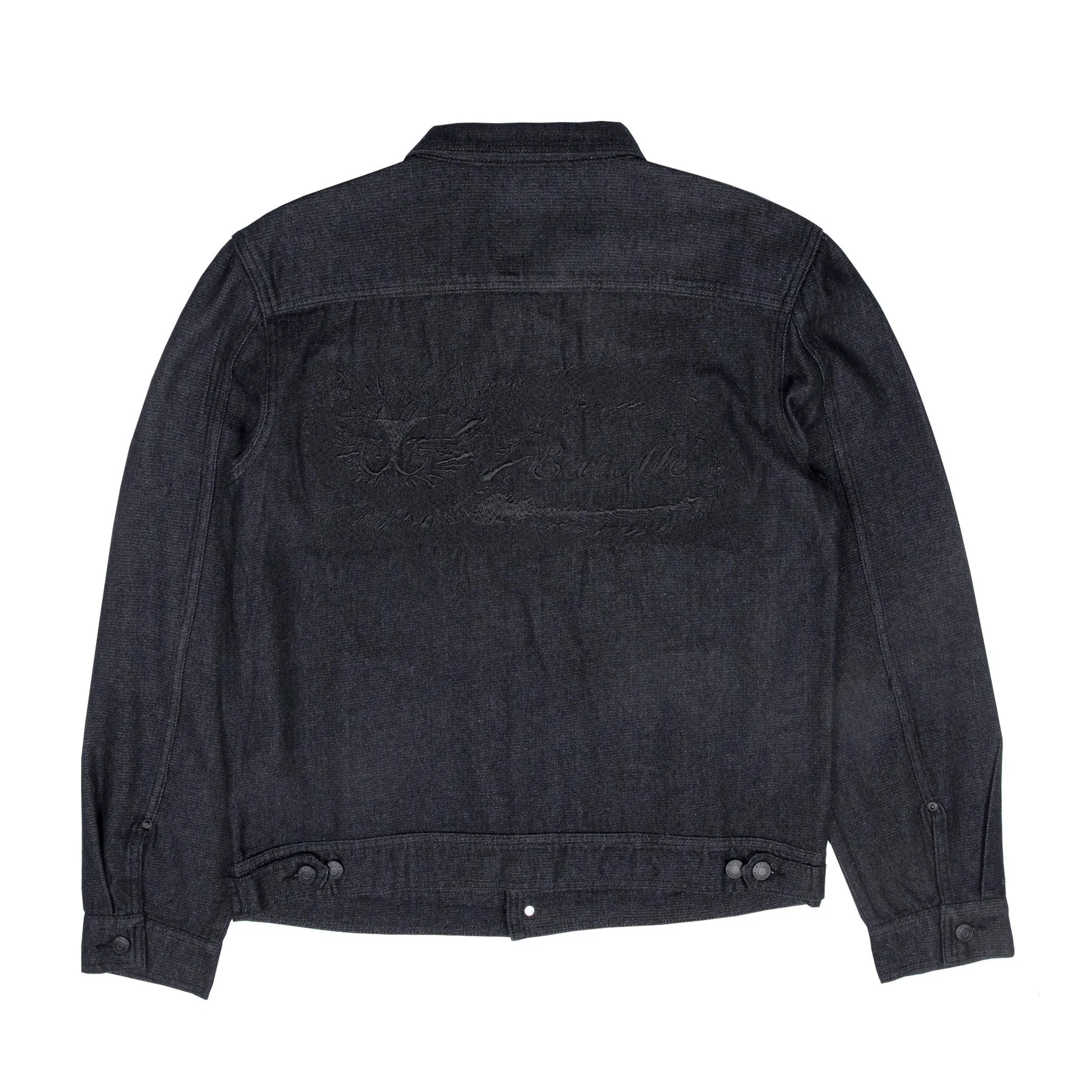 Eat Me Denim Jacket (Black)