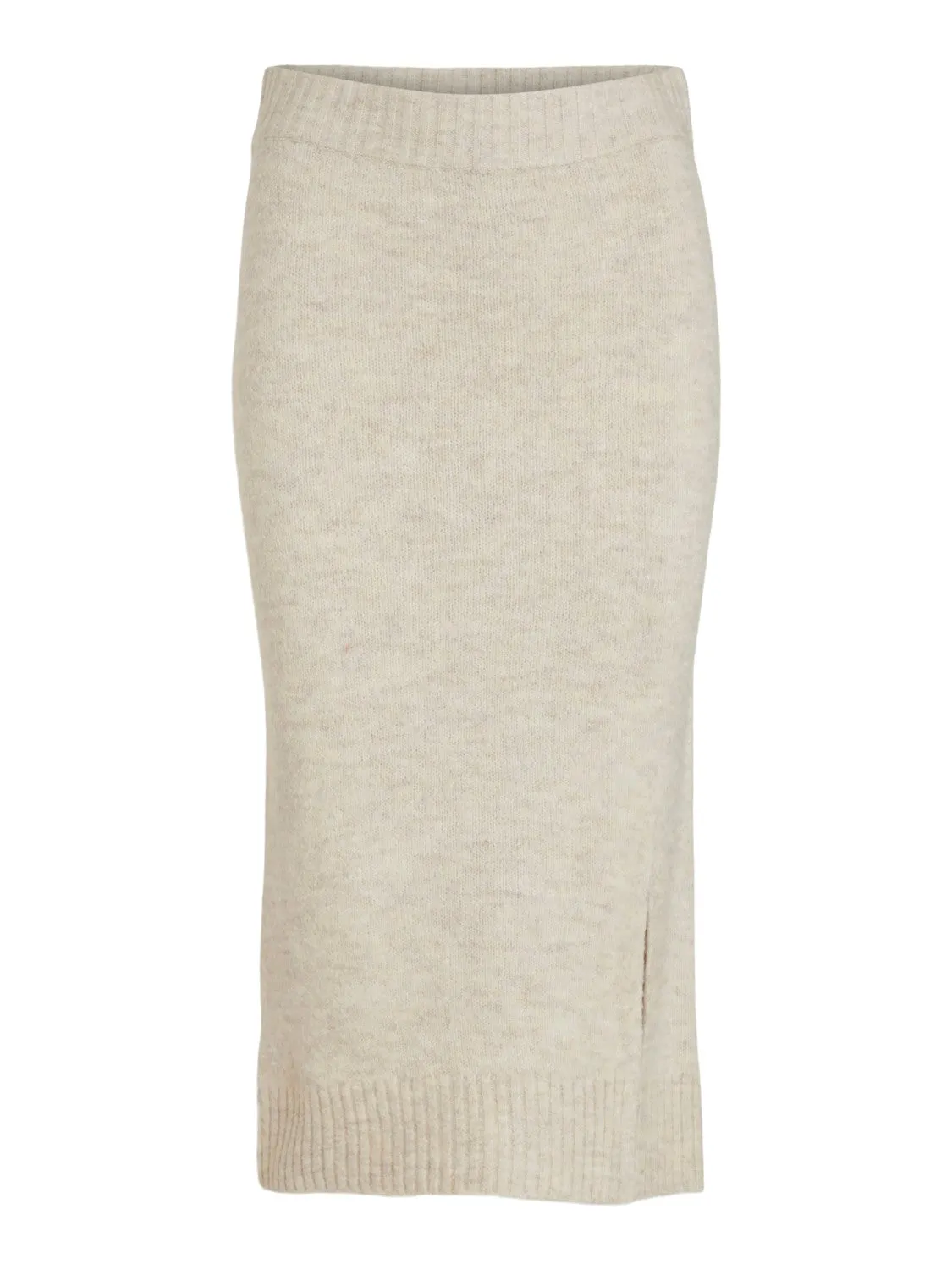 Elia Knitted Pencil Skirt (Super light Natural)