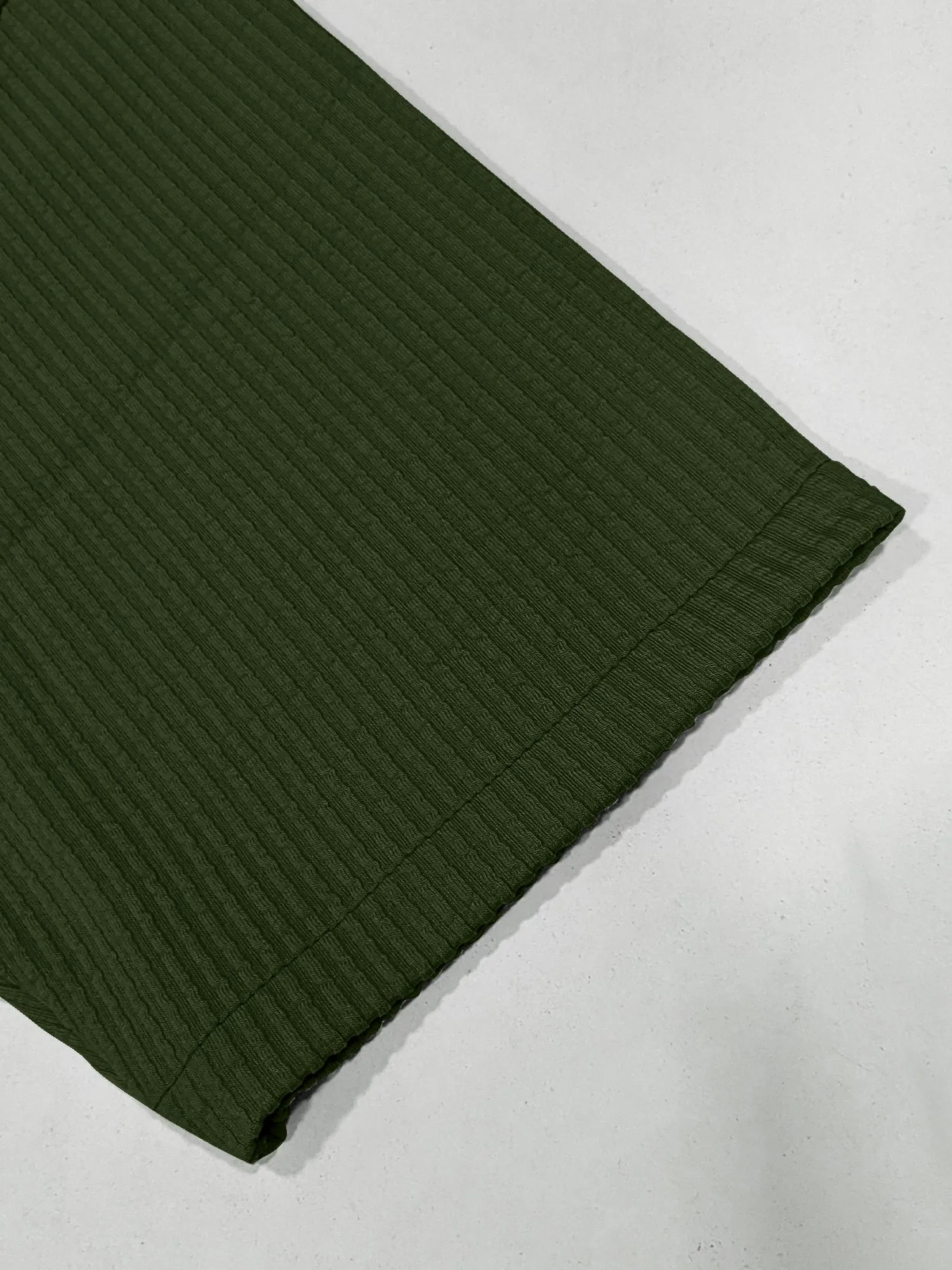 Elliot Knit Olive Lycra Shirt