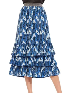 Enver Skirt in Blue Iris | Blue Iris