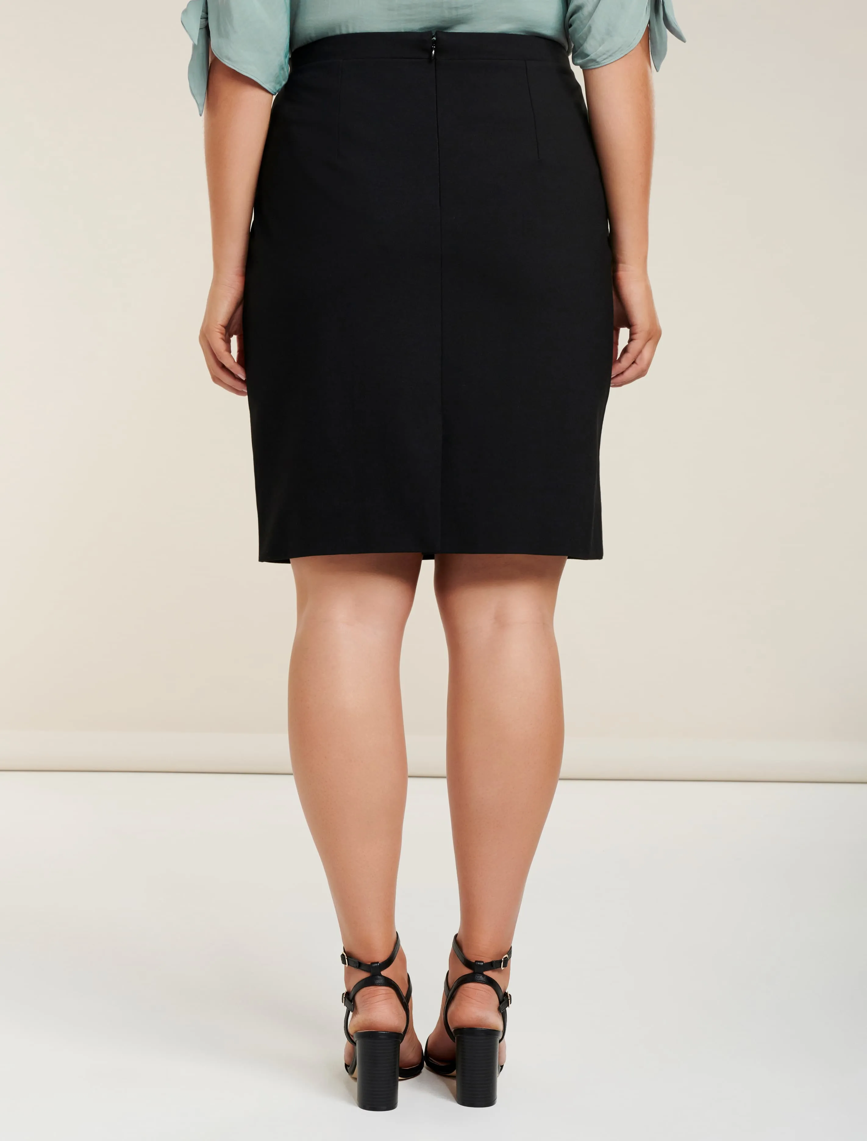 Erica Curve Ponte Pencil Skirt