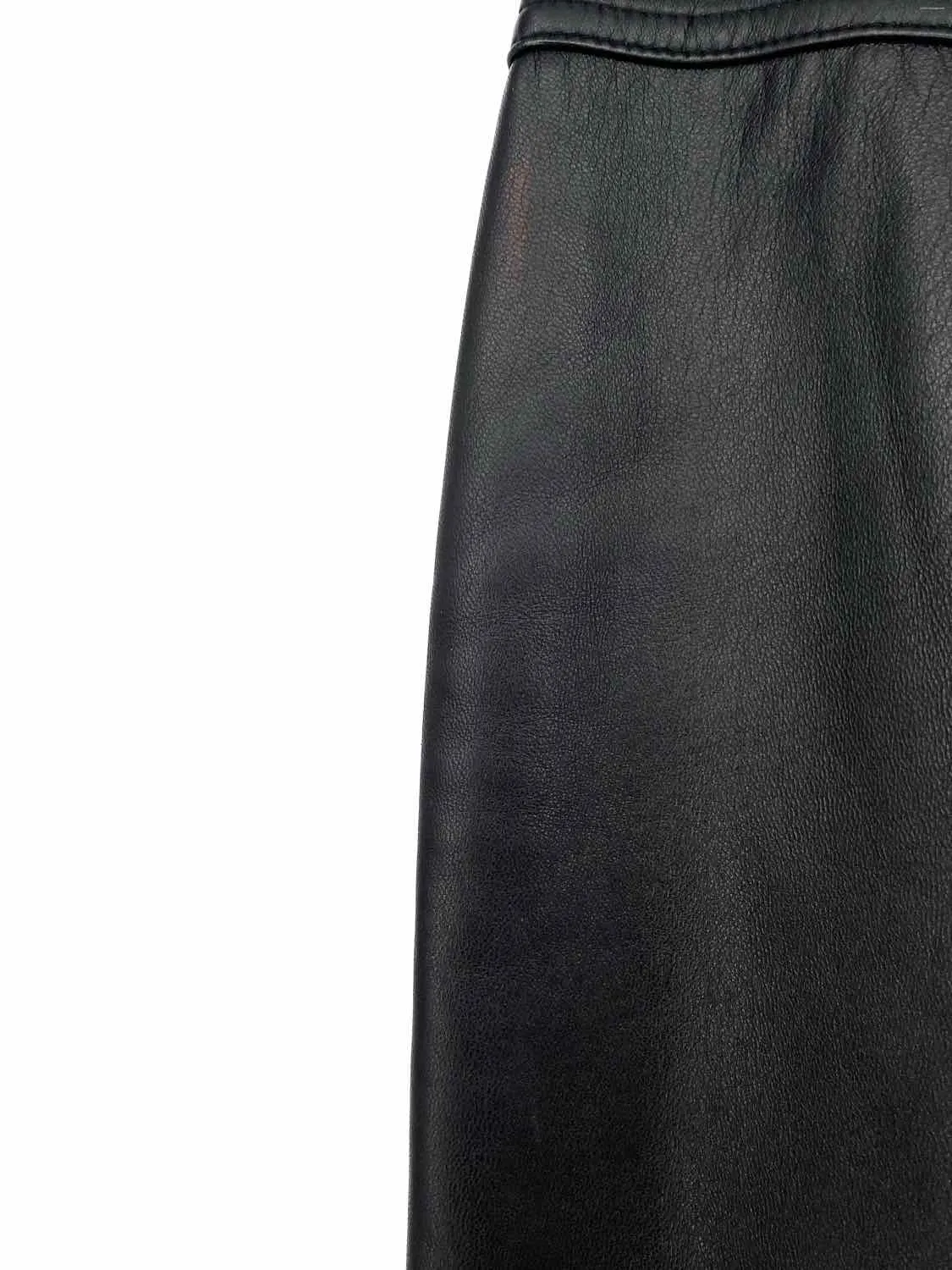 Express Women's Black pencil Leather Size 5/6 Skirt