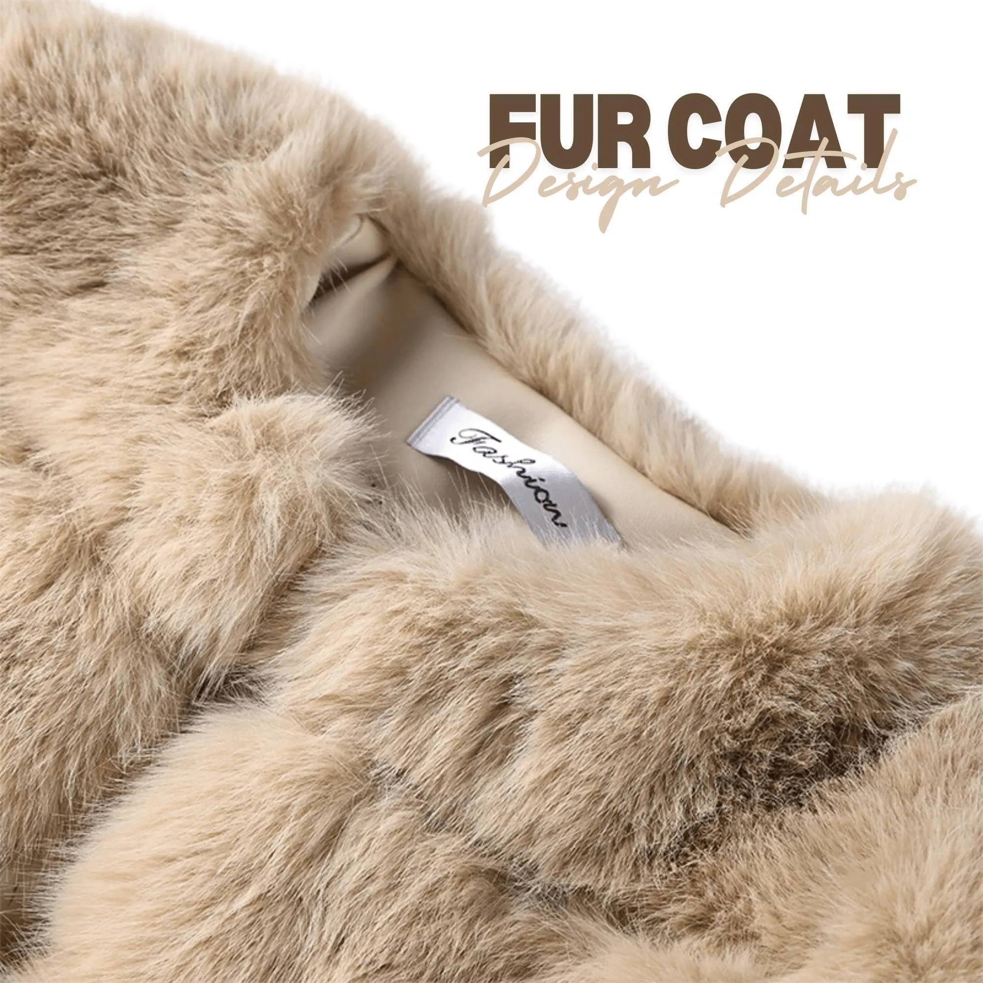 Faux Fur Short Coat Women's Cropped Artificial Fox Fur Jacket Women Winter Fluffy Top Thick Warm Furry Fur Outerwear